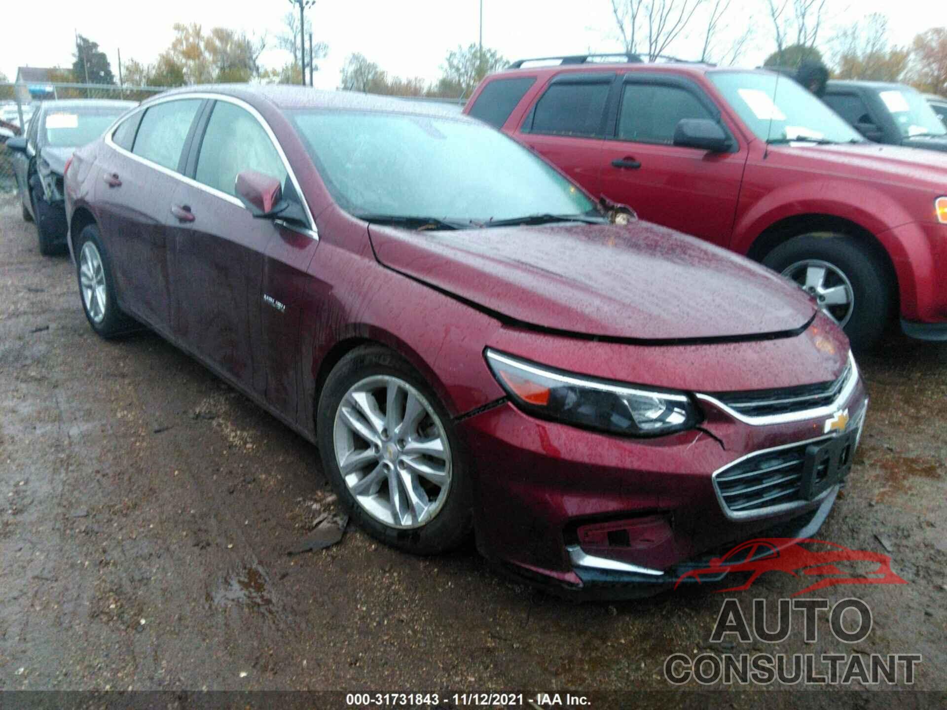 CHEVROLET MALIBU 2016 - 1G1ZE5ST9GF198509