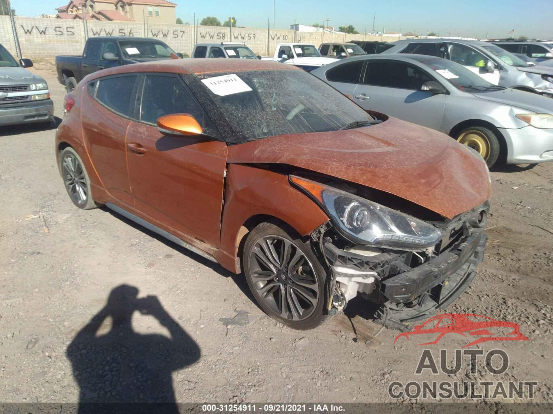 HYUNDAI VELOSTER 2016 - KMHTC6AE0GU261371