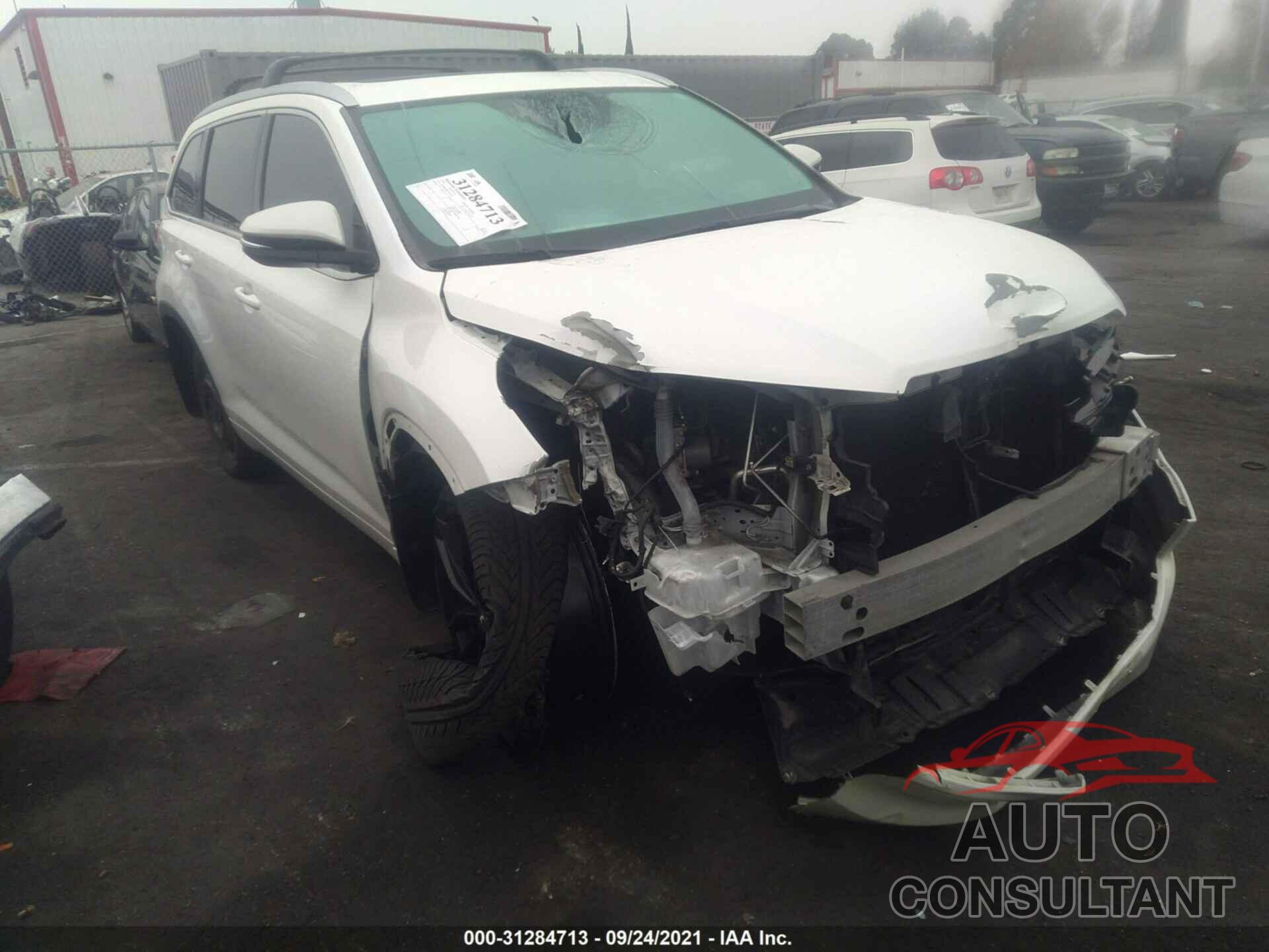 TOYOTA HIGHLANDER 2016 - 5TDKKRFH6GS165448