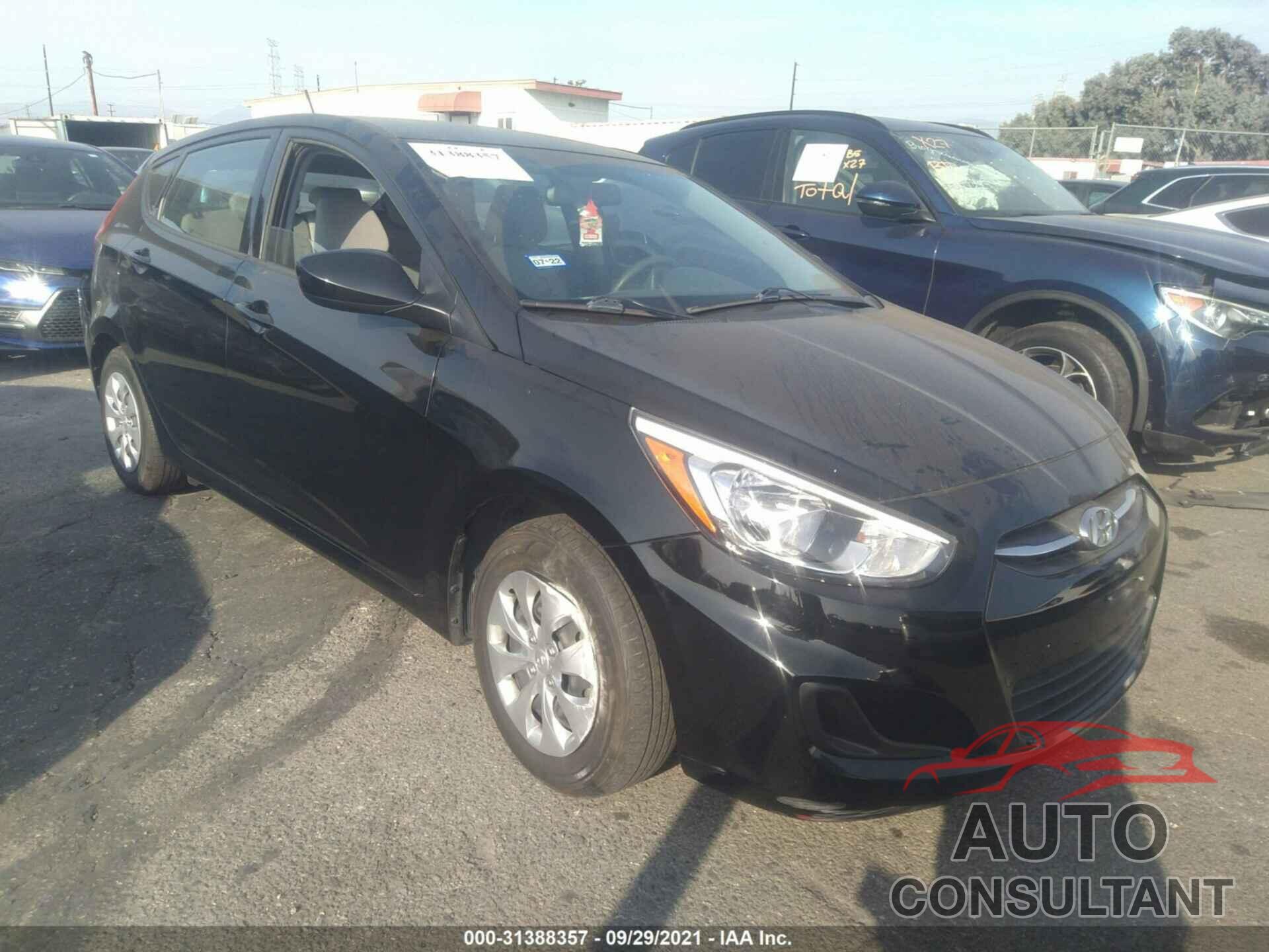 HYUNDAI ACCENT 2017 - KMHCT5AE0HU341927