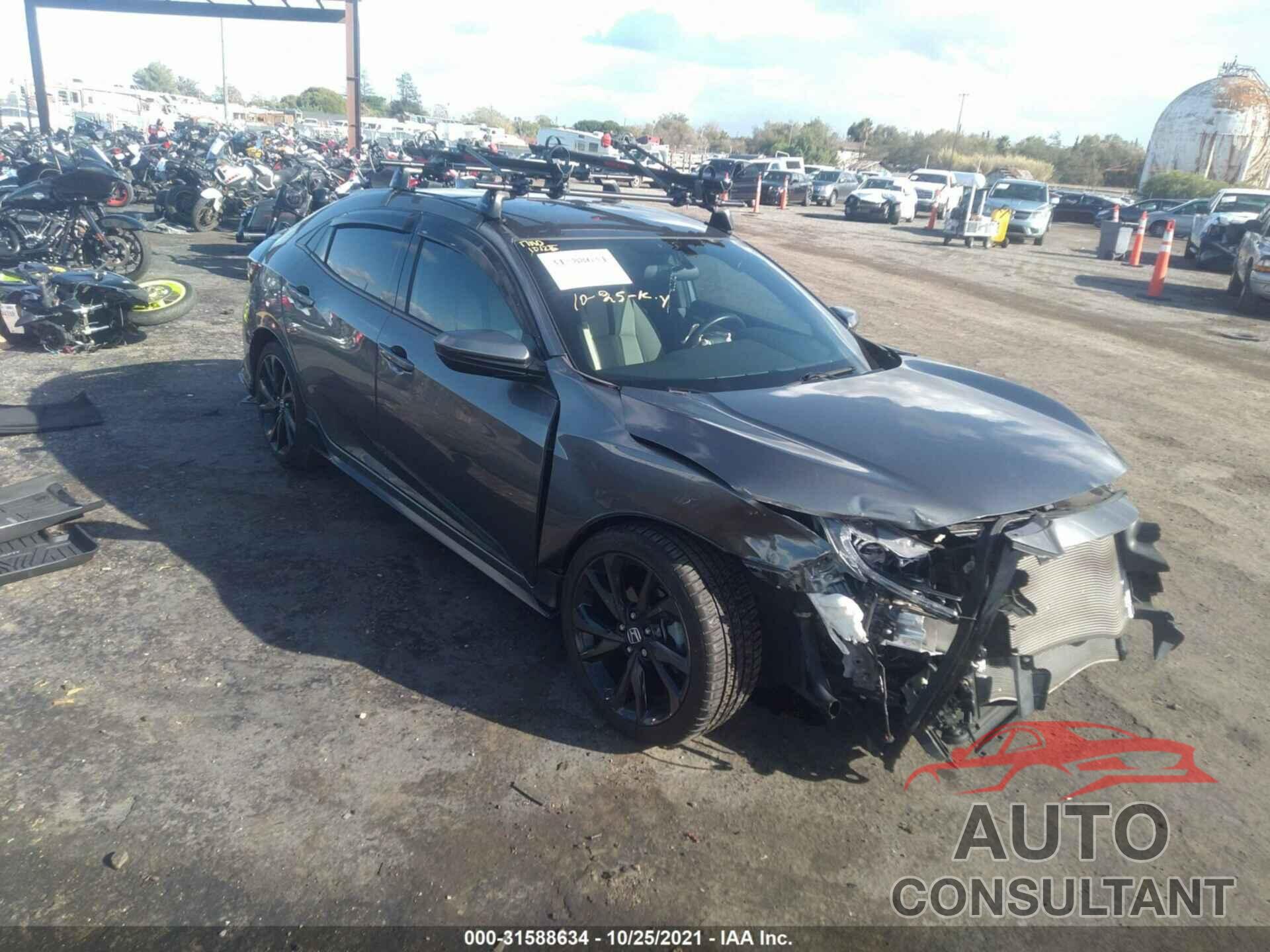 HONDA CIVIC HATCHBACK 2018 - SHHFK7H41JU409579