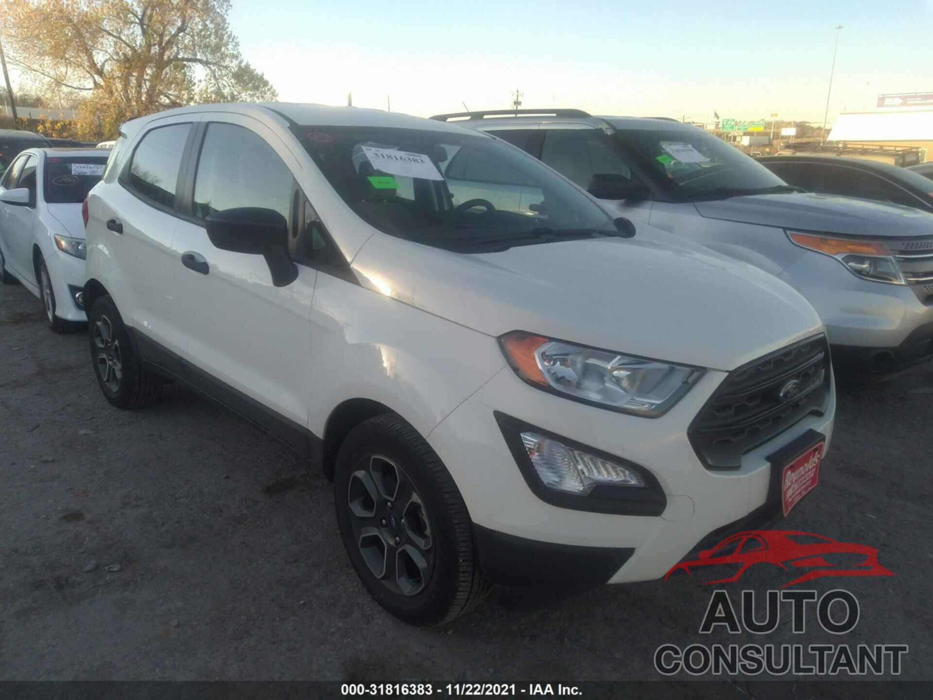 FORD ECOSPORT 2018 - MAJ3P1RE3JC226830