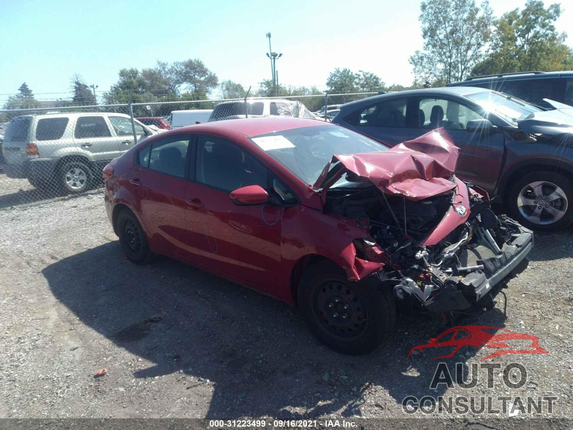 KIA FORTE 2016 - KNAFK4A60G5568077