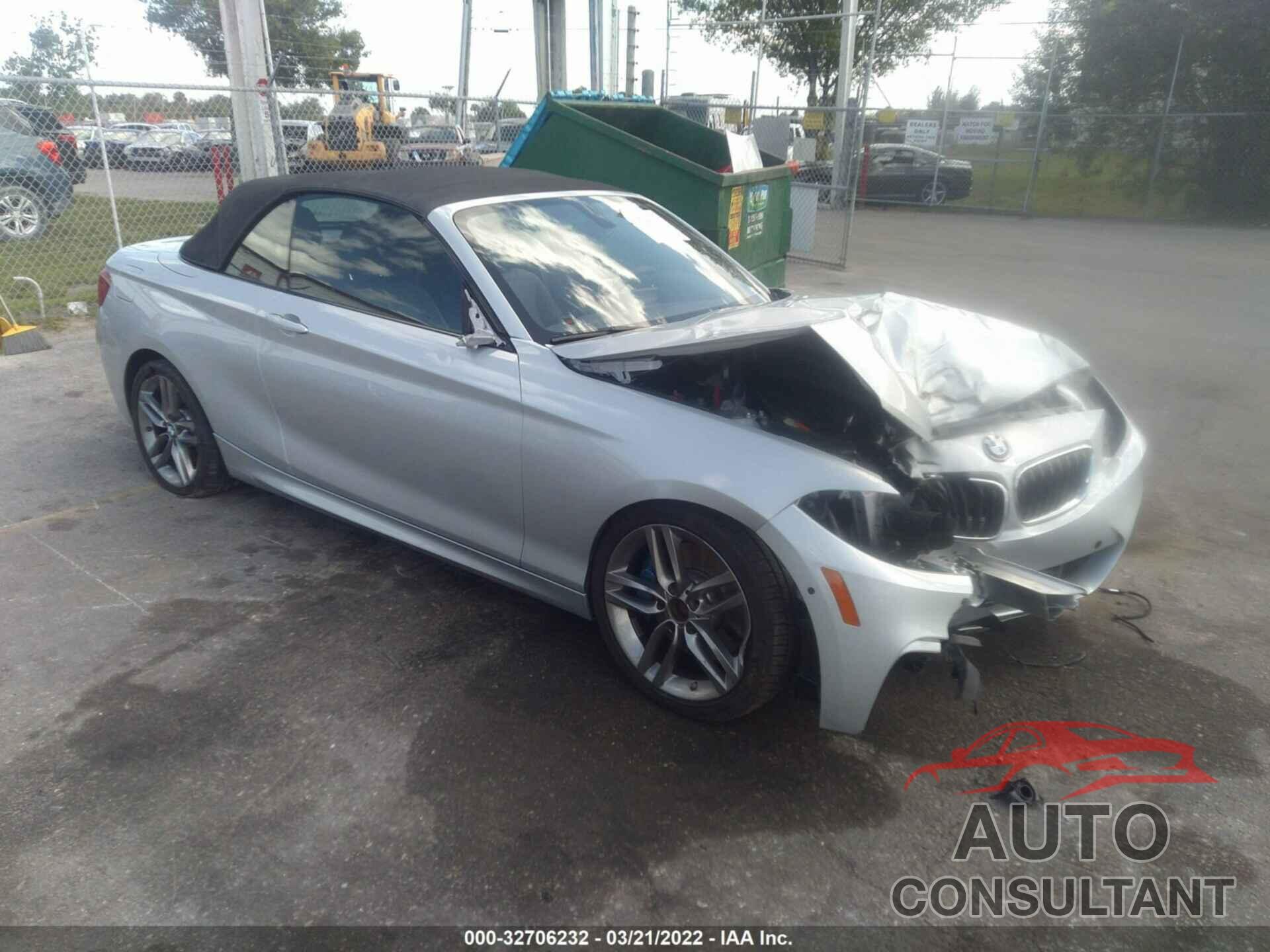 BMW 2 SERIES 2017 - WBA2L1C3XHV666824