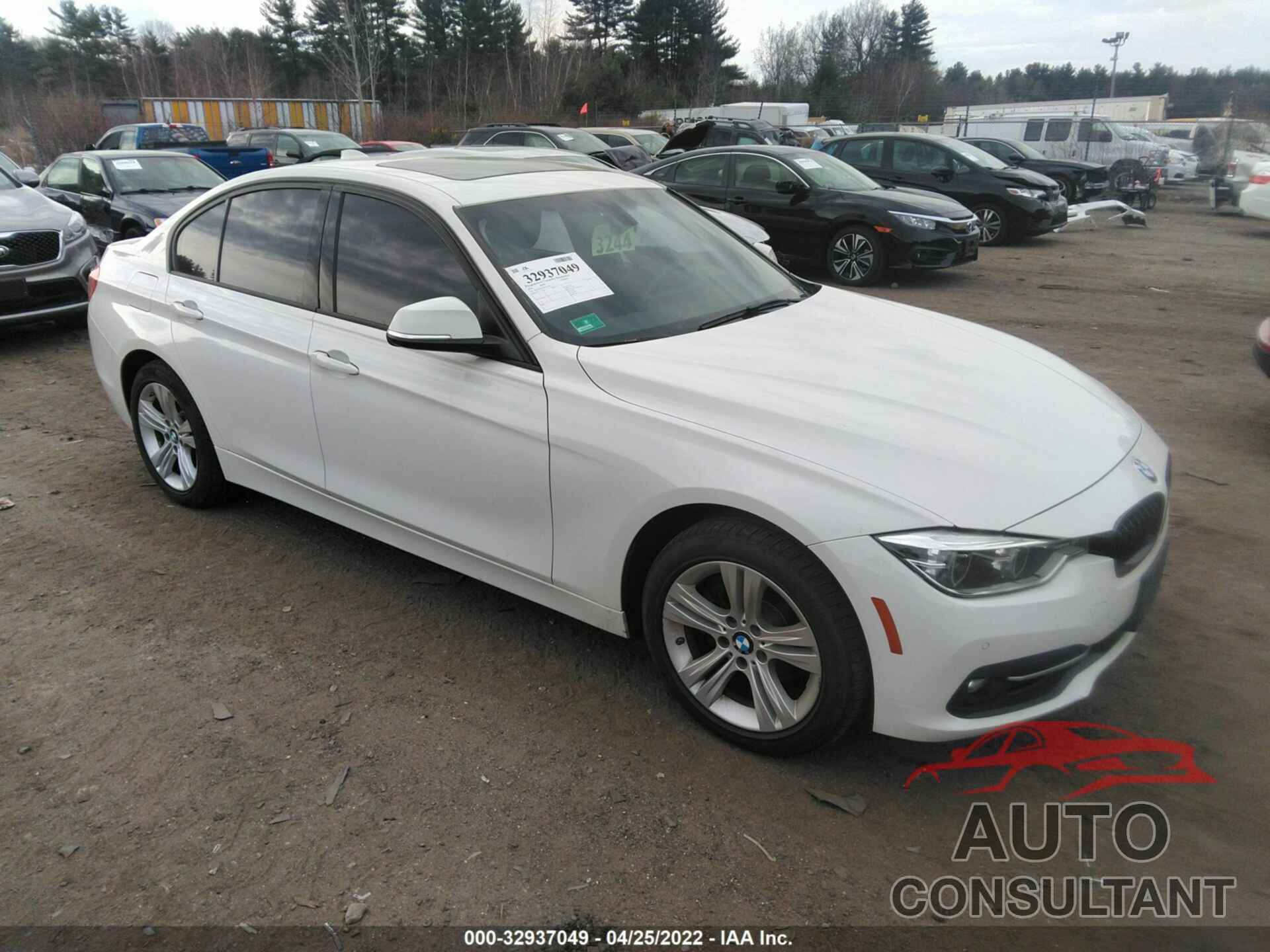BMW 3 SERIES 2016 - WBA8E3G59GNU01225