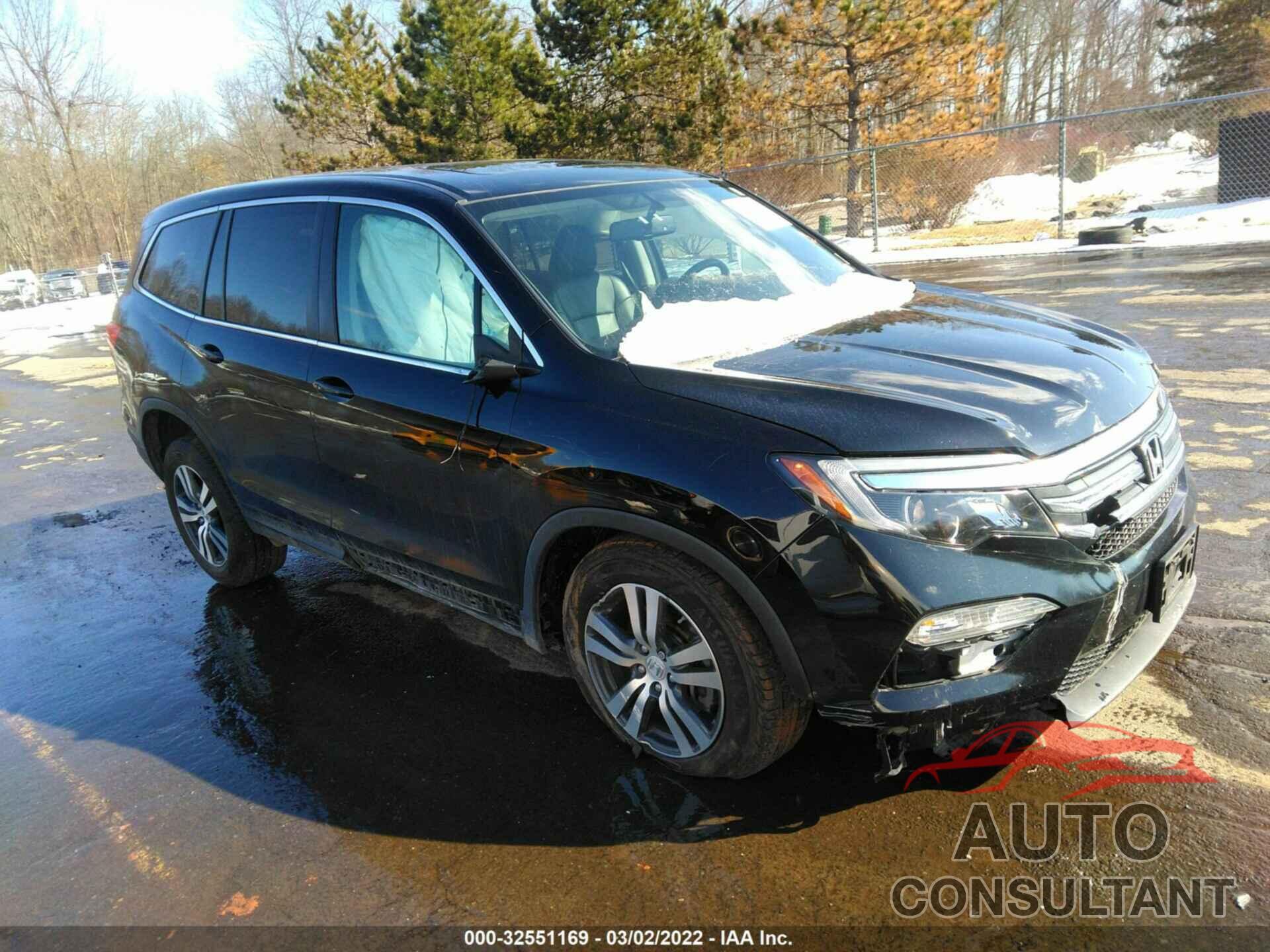 HONDA PILOT 2016 - 5FNYF6H52GB109544