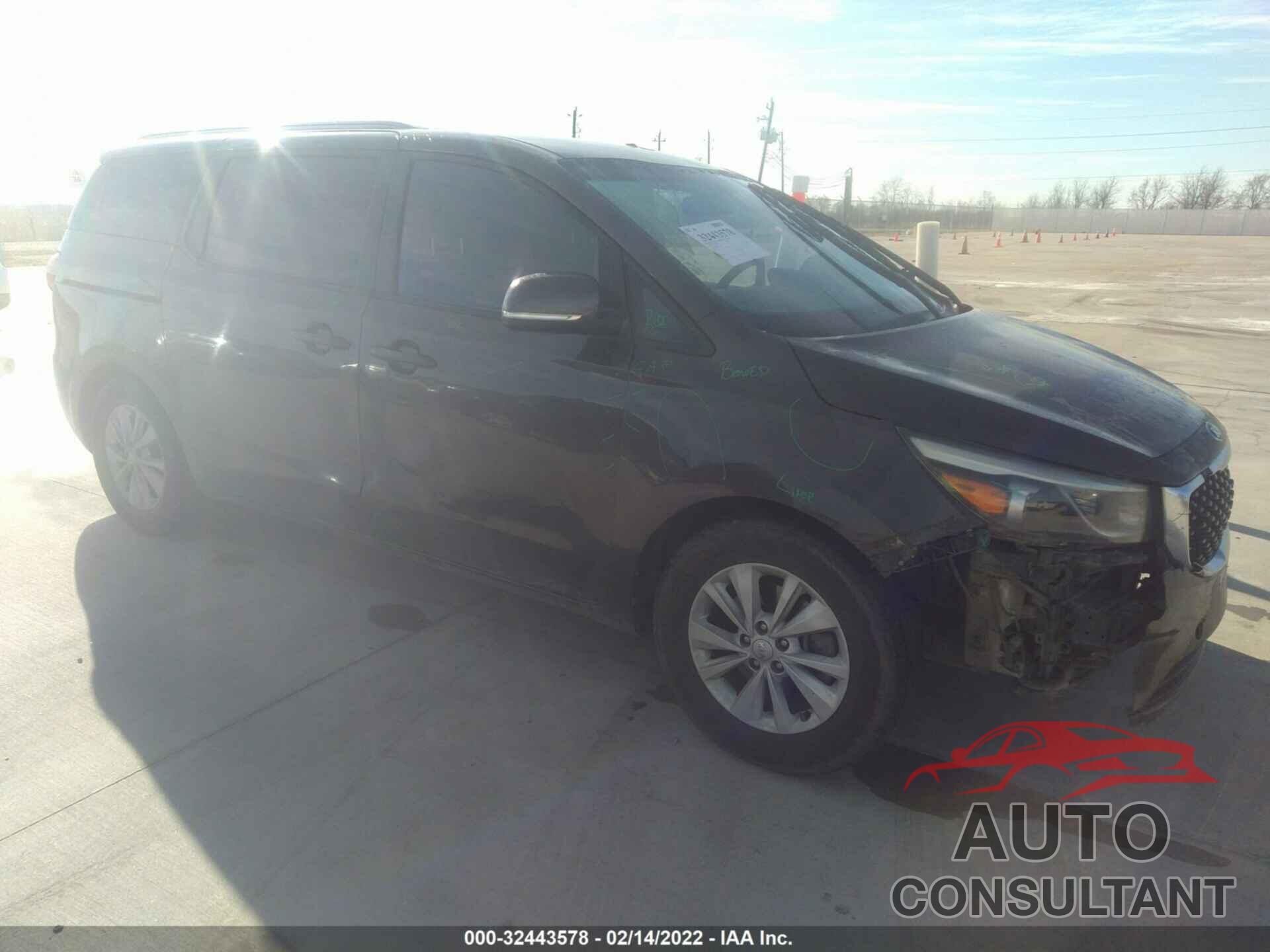 KIA SEDONA 2016 - KNDMB5C19G6093900