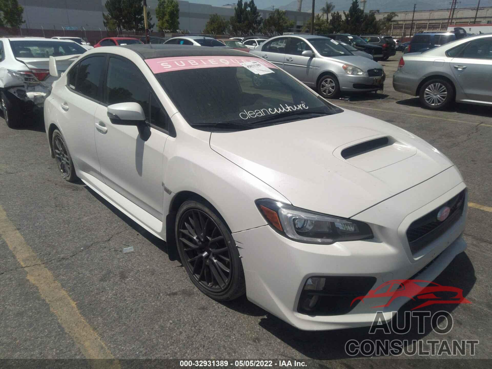 SUBARU WRX 2017 - JF1VA2Y65H9819798