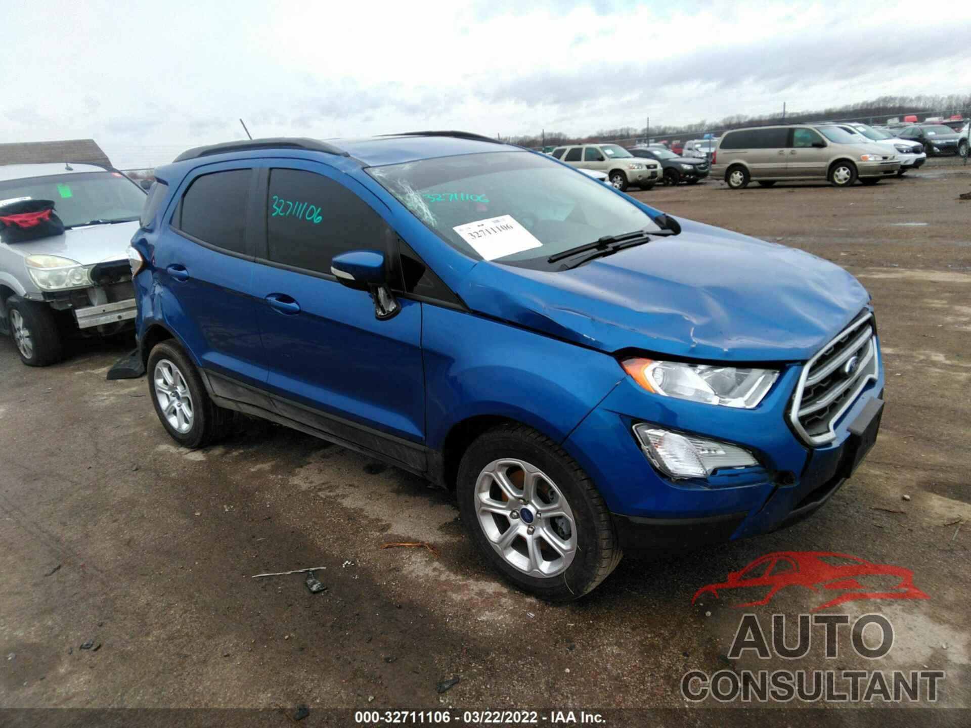 FORD ECOSPORT 2020 - MAJ3S2GE5LC358806