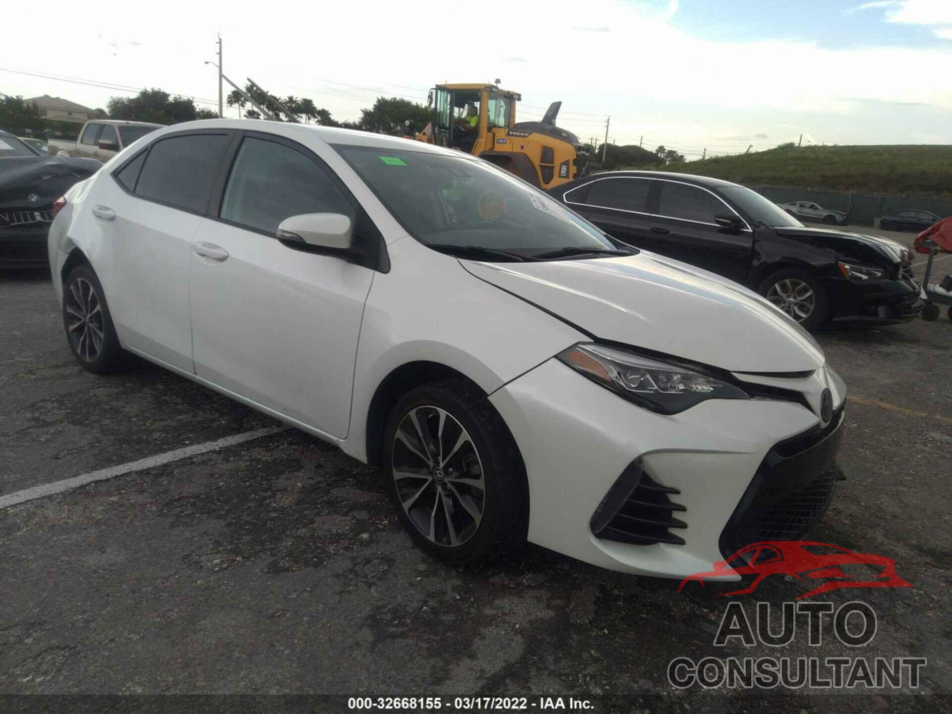 TOYOTA COROLLA 2019 - 5YFBURHE3KP886146