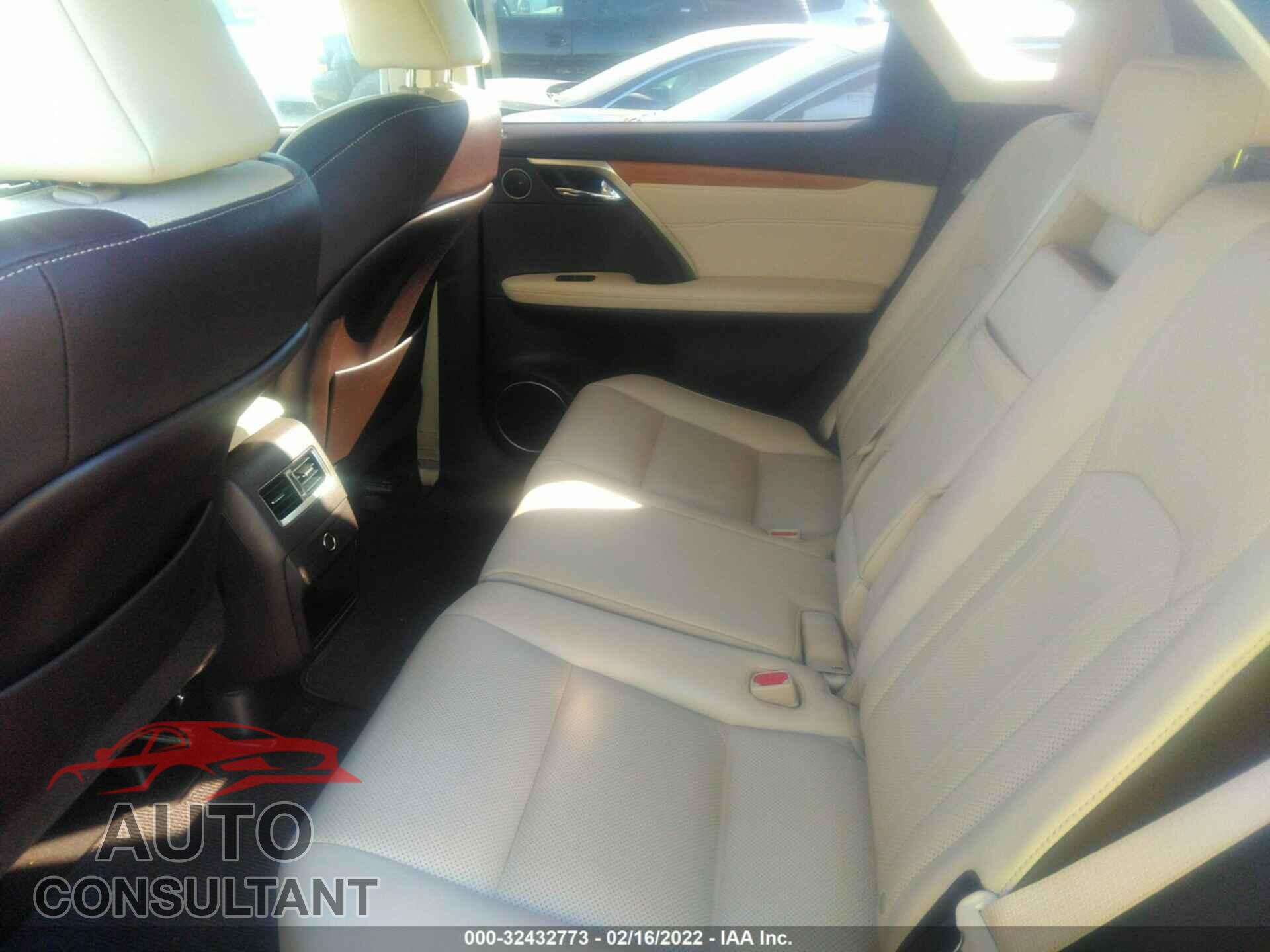 LEXUS RX 2017 - 2T2ZZMCA6HC040718