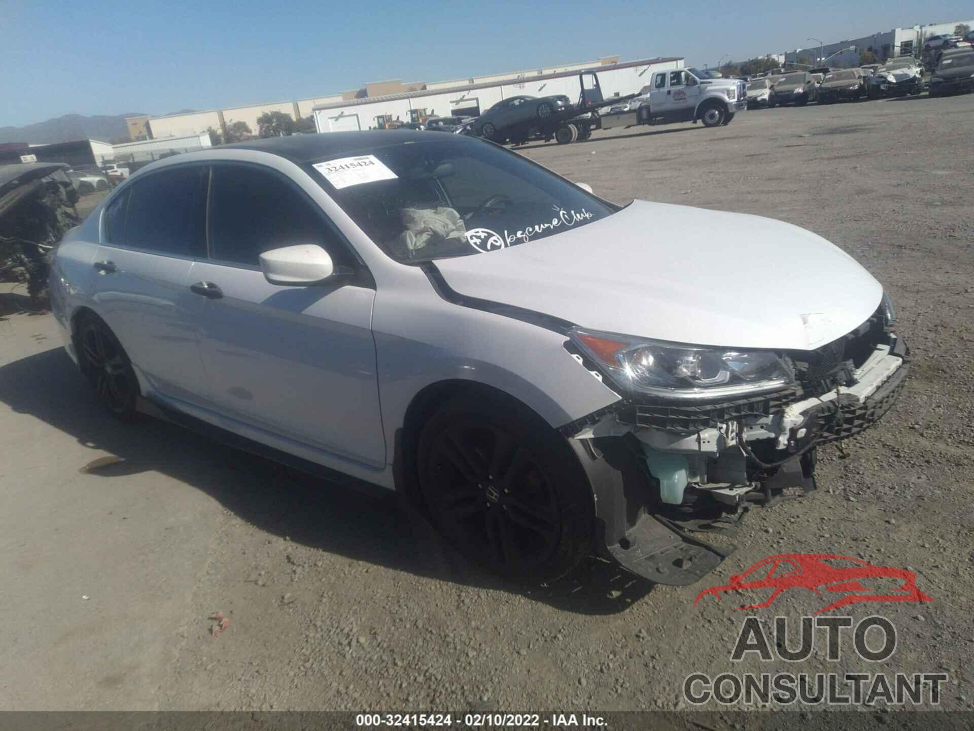 HONDA ACCORD SEDAN 2017 - 1HGCR2F53HA075526