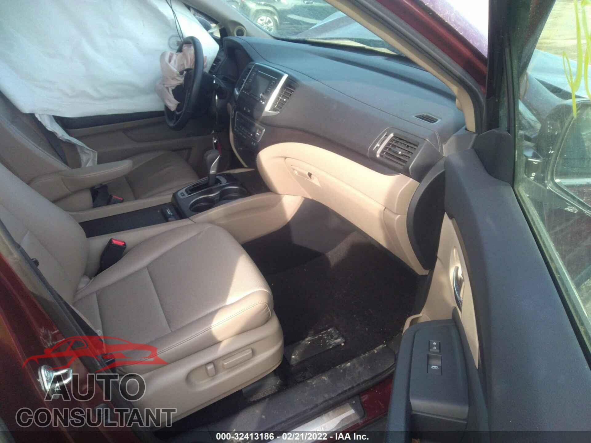 HONDA RIDGELINE 2017 - 5FPYK3F54HB015414
