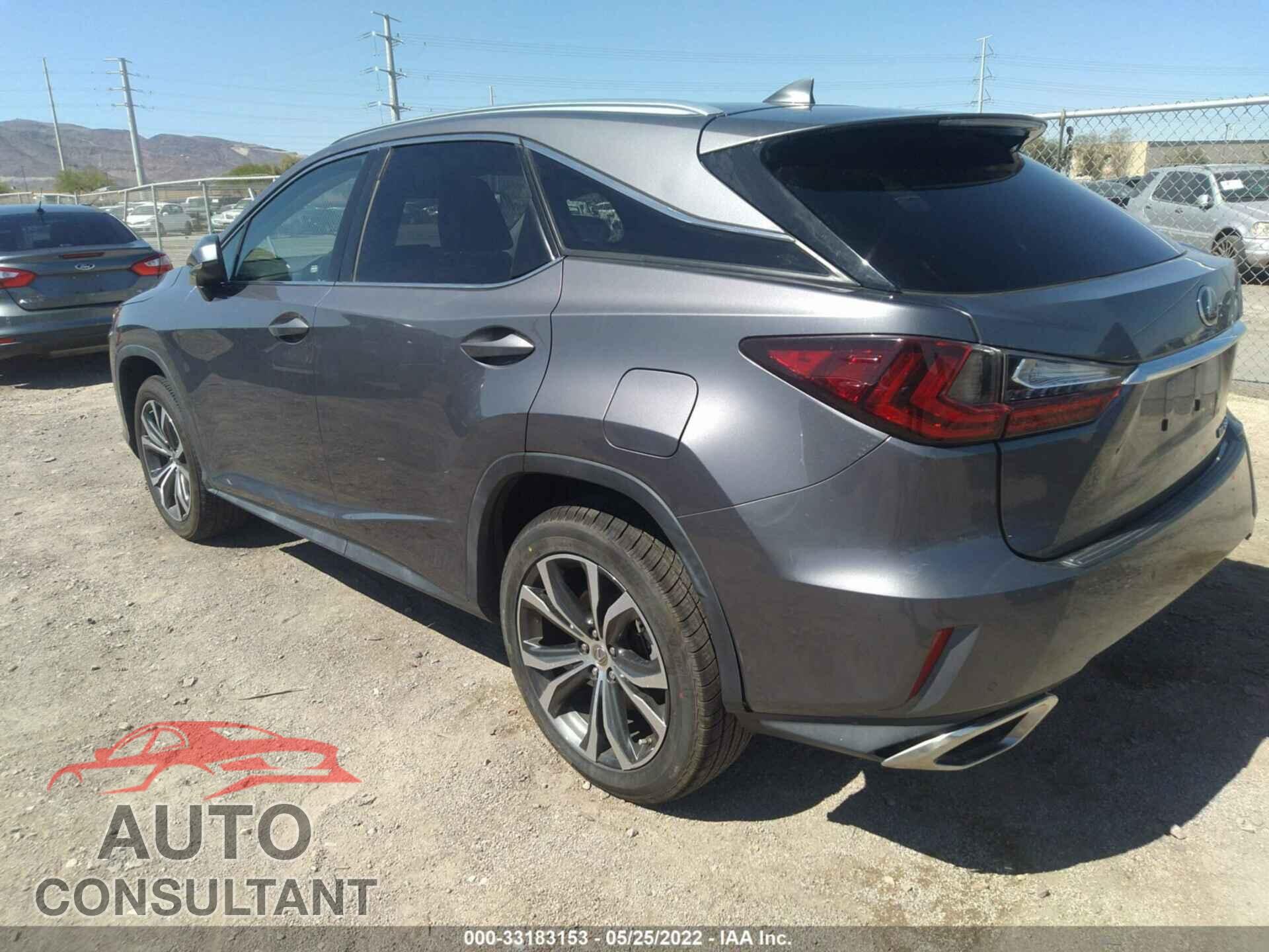 LEXUS RX 2017 - 2T2ZZMCA5HC082054