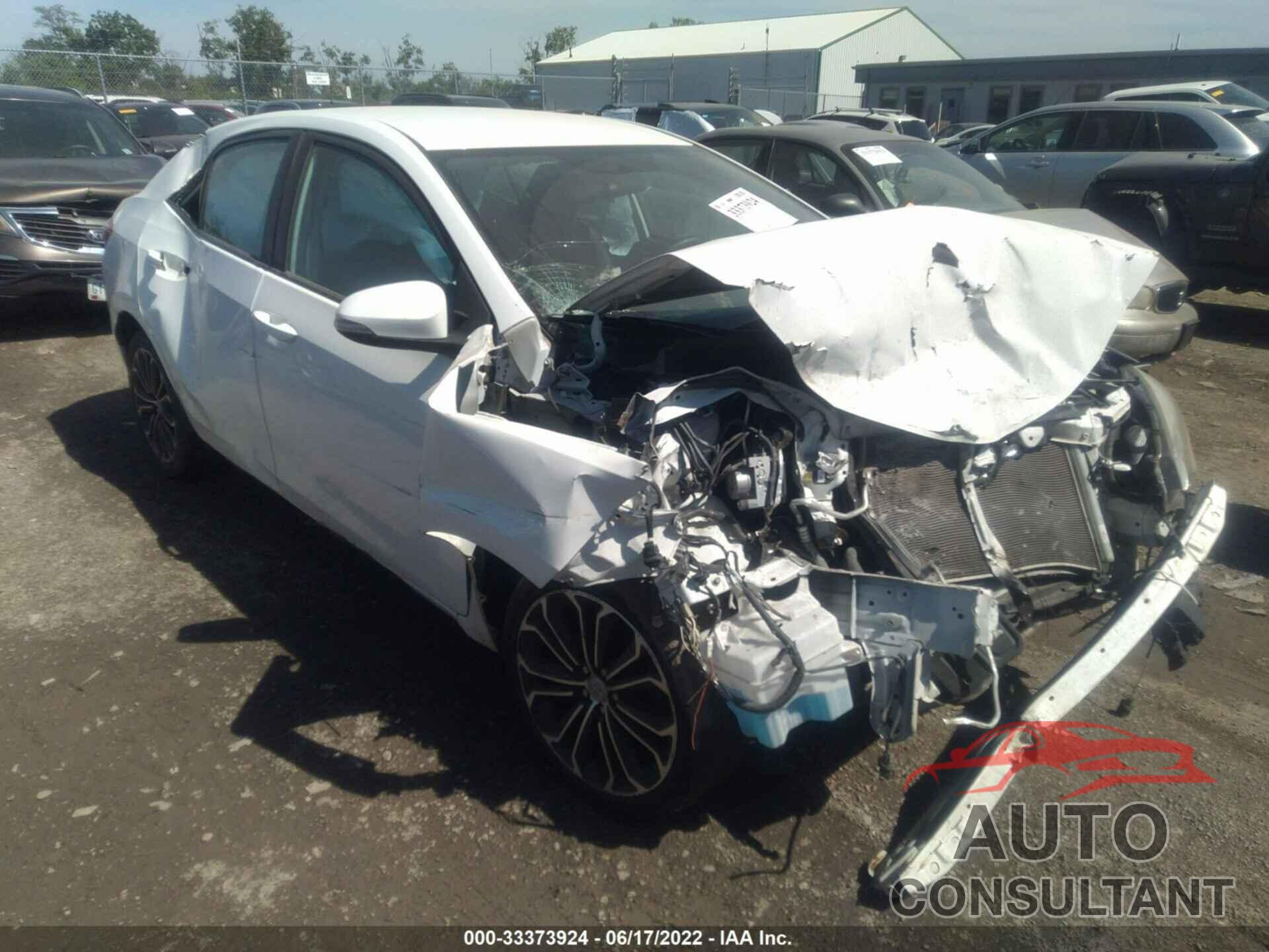 TOYOTA COROLLA 2016 - 2T1BURHE2GC620186