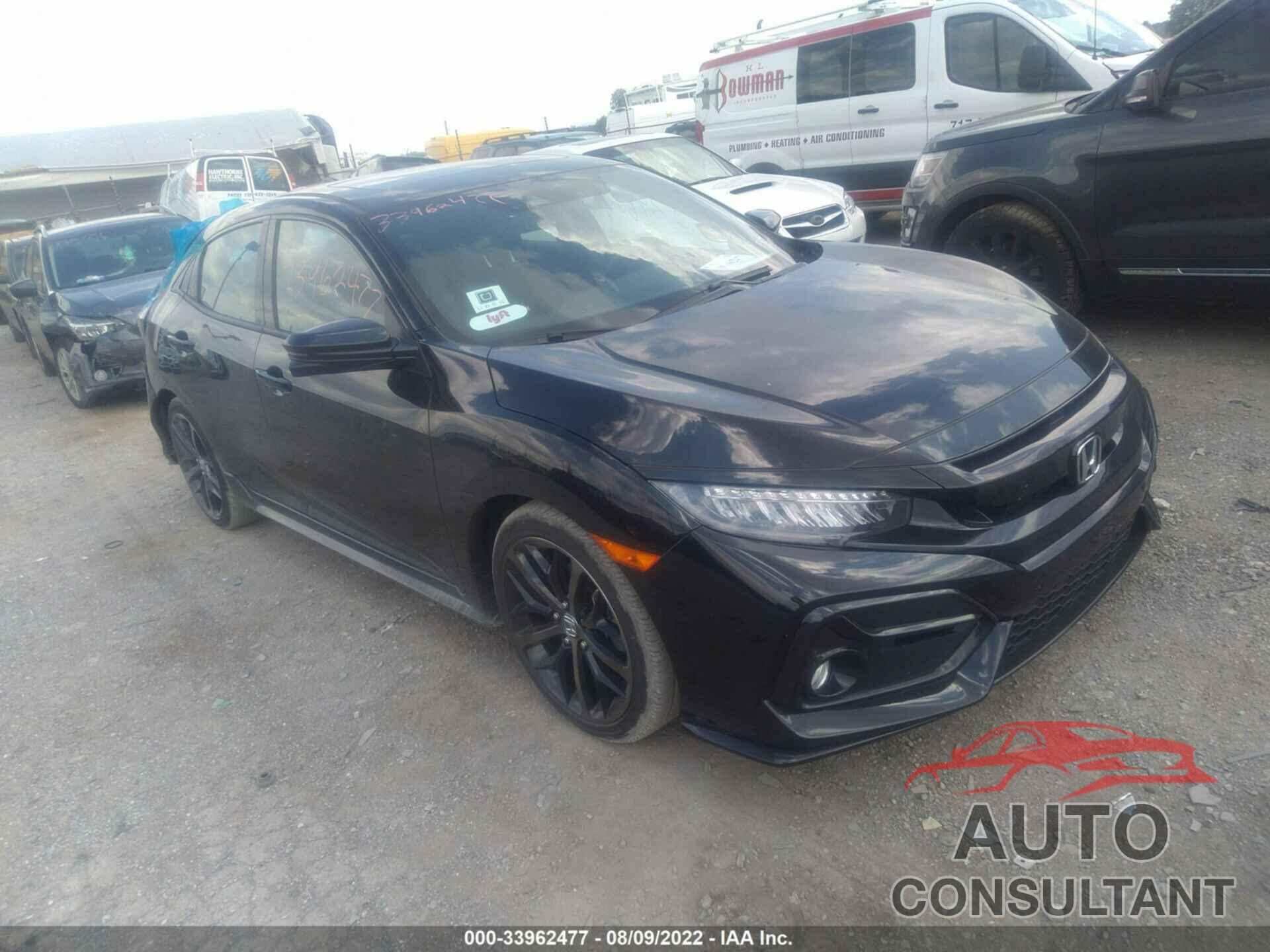 HONDA CIVIC HATCHBACK 2021 - SHHFK7H95MU414851