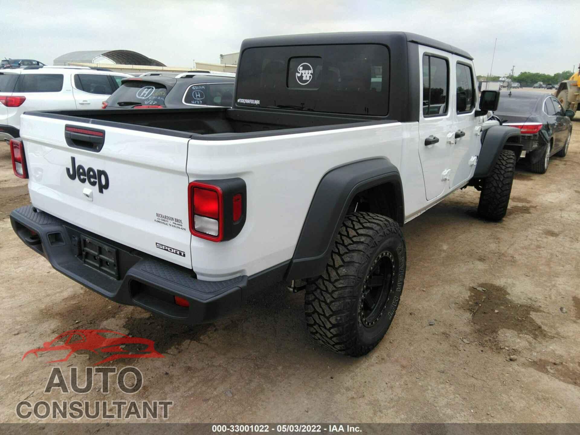 JEEP GLADIATOR 2020 - 1C6HJTAG4LL159627