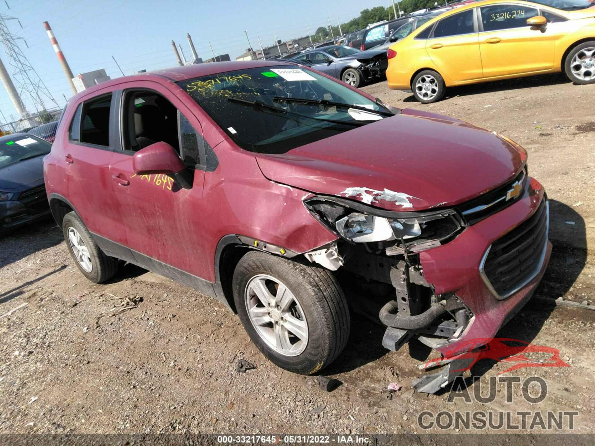 CHEVROLET TRAX 2020 - KL7CJKSB0LB346818