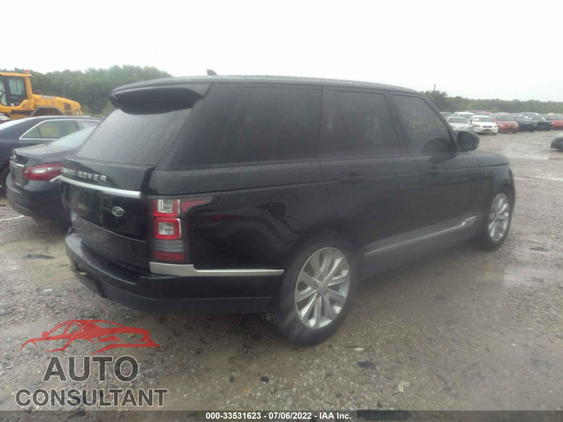 LAND ROVER RANGE ROVER 2016 - SALGS2KF3GA296764