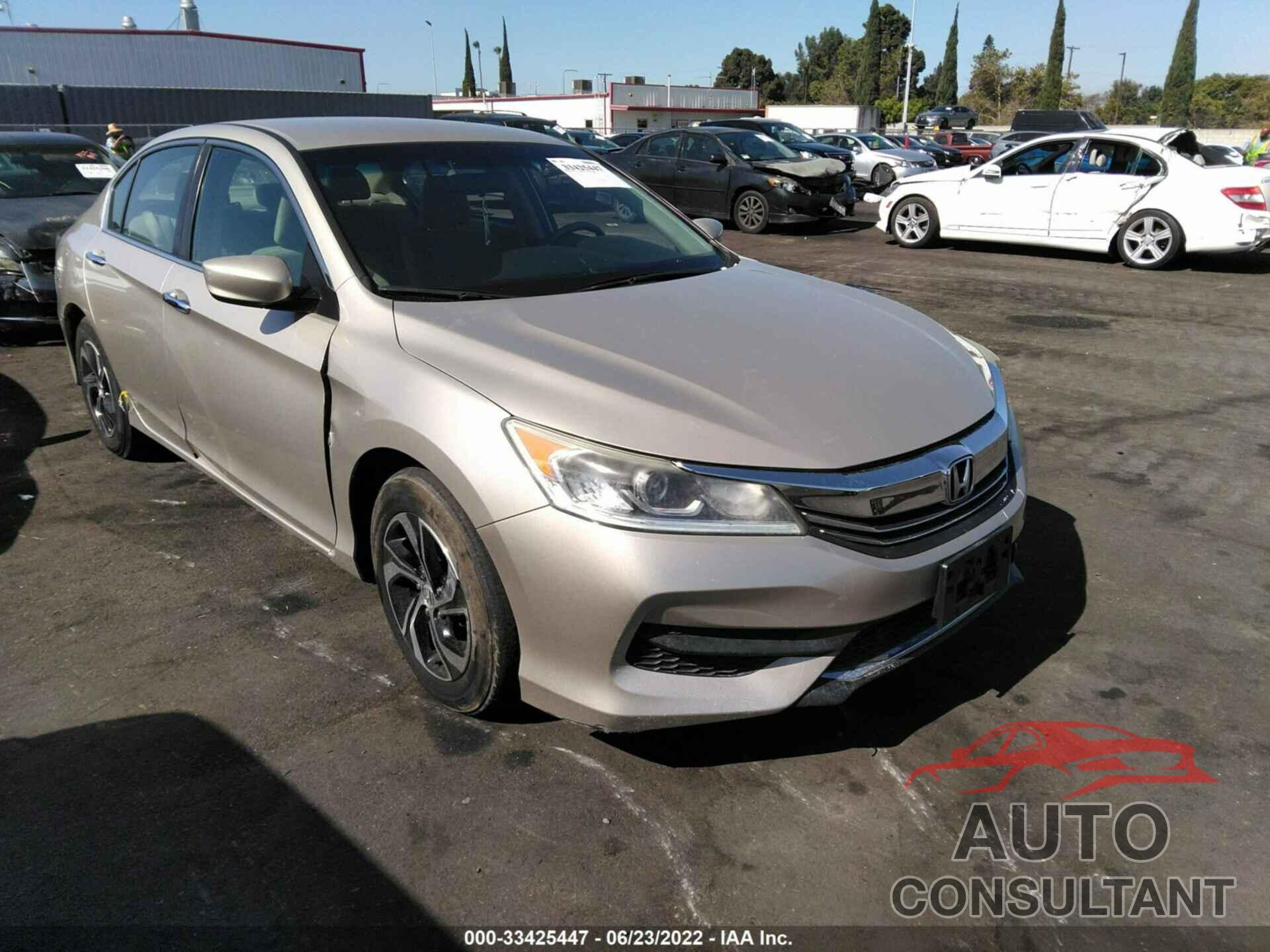 HONDA ACCORD SEDAN 2016 - 1HGCR2F31GA093665