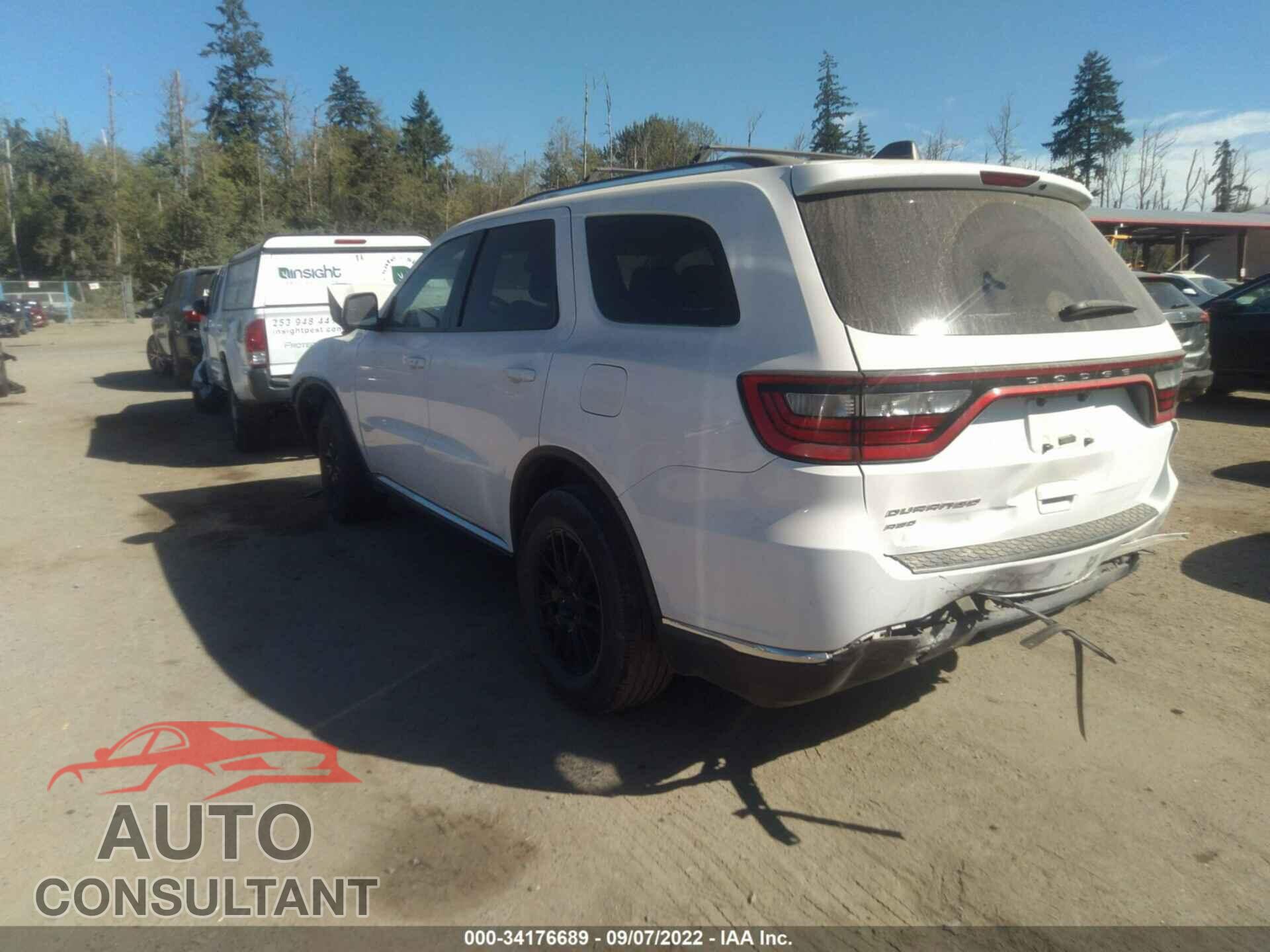 DODGE DURANGO 2017 - 1C4RDJAG6HC686889