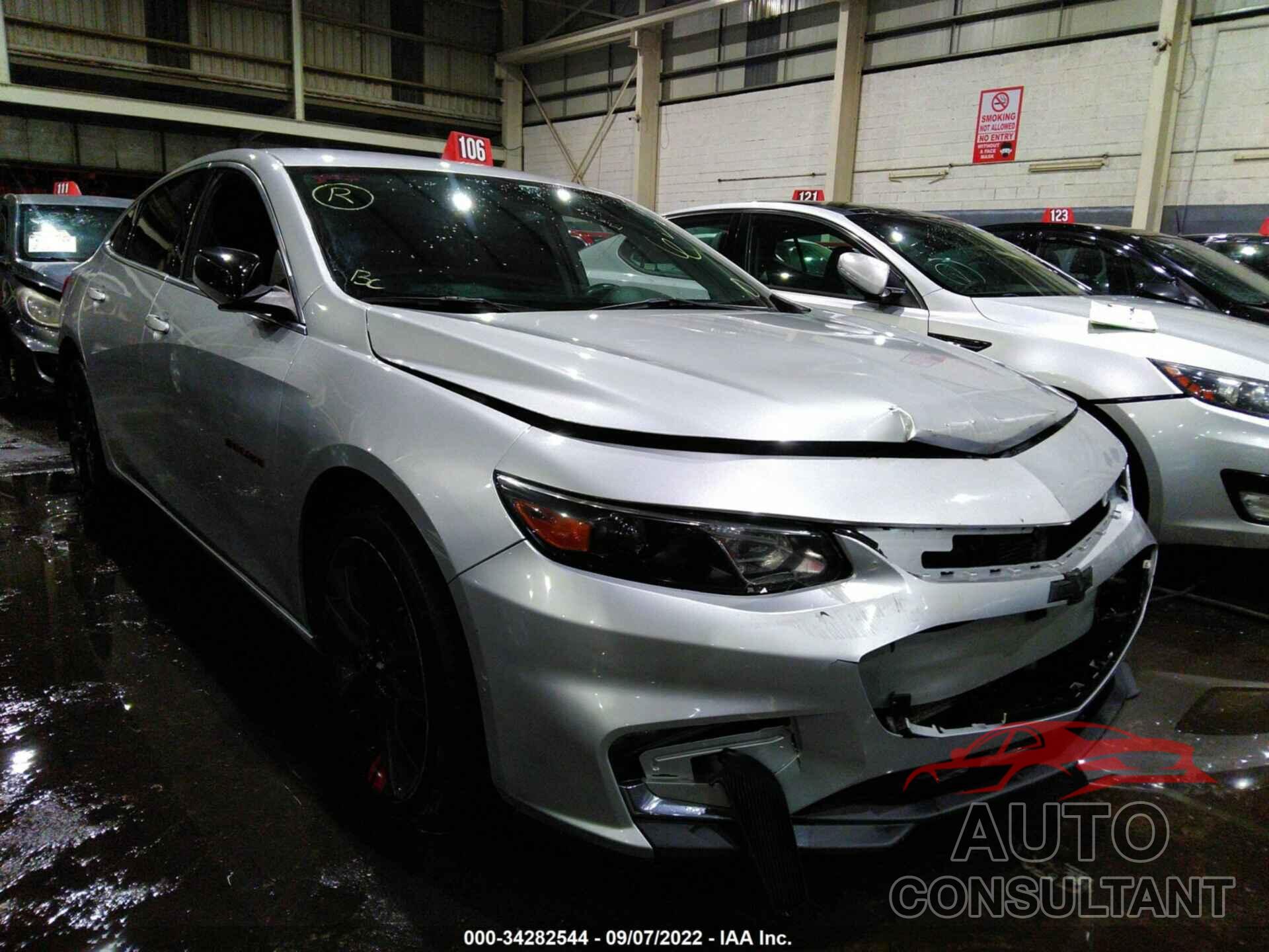 CHEVROLET MALIBU 2018 - 001ZD5STXJF220091