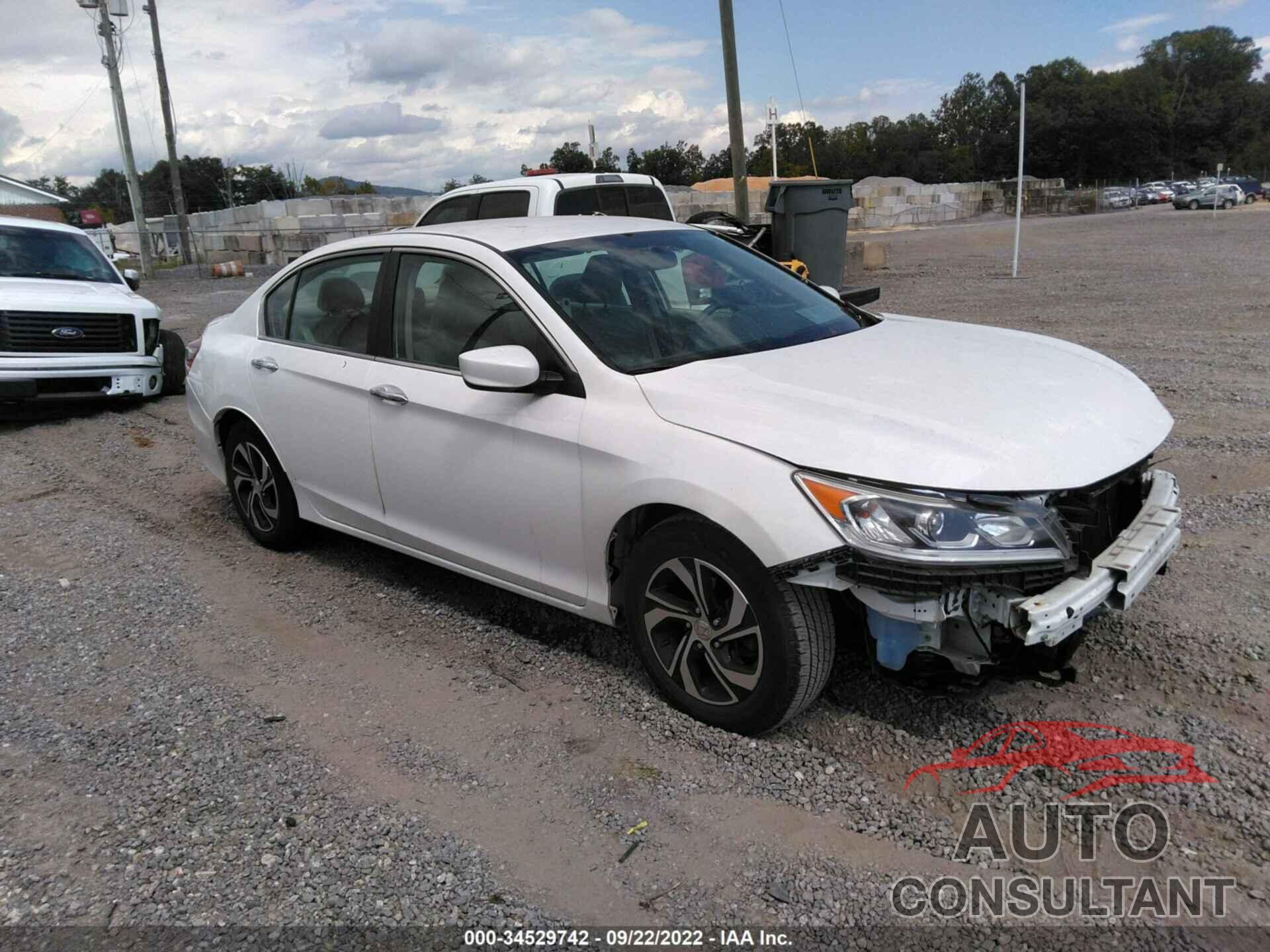 HONDA ACCORD SEDAN 2016 - 1HGCR2F37GA103017