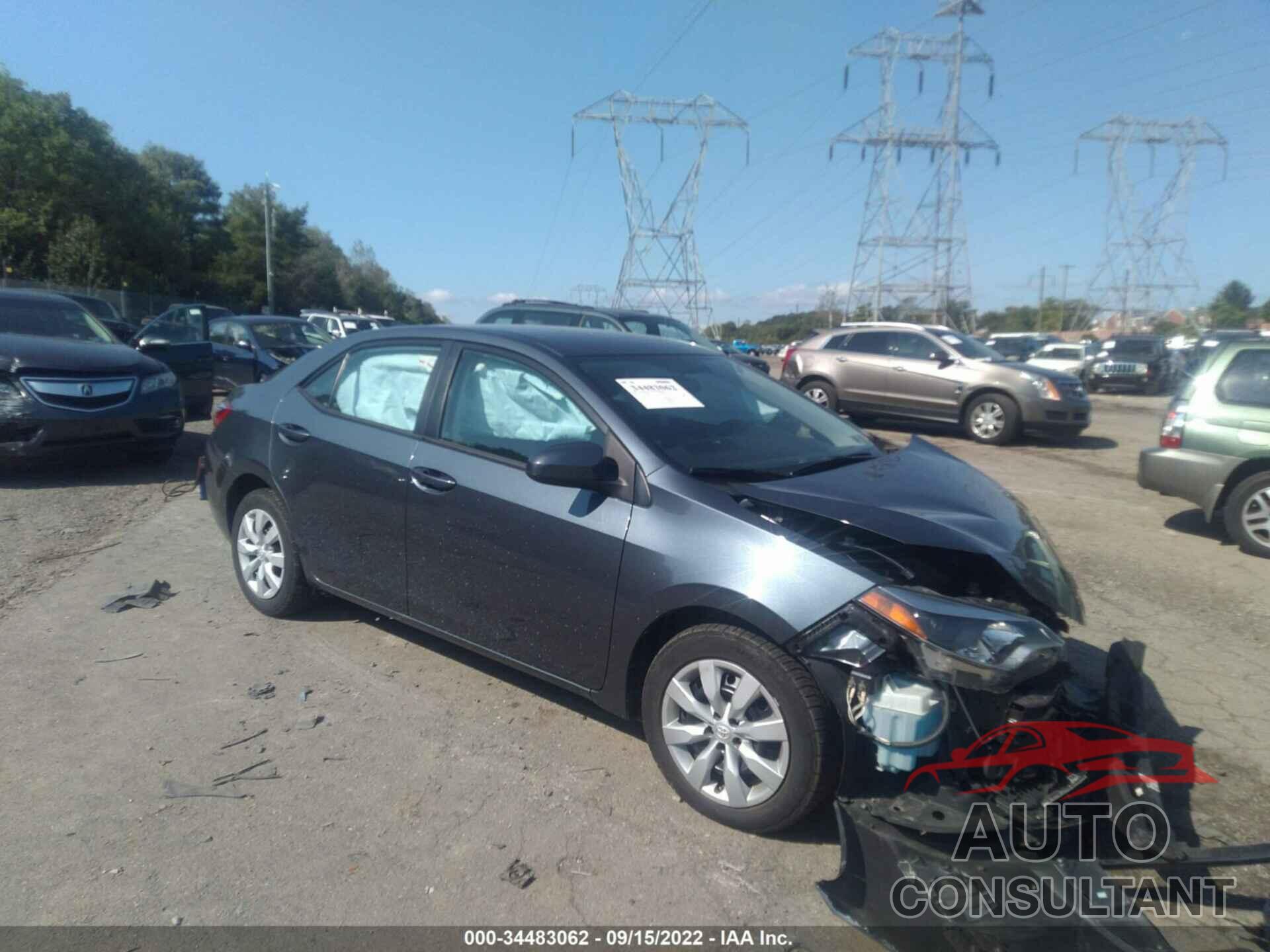 TOYOTA COROLLA 2016 - 2T1BURHE4GC559214