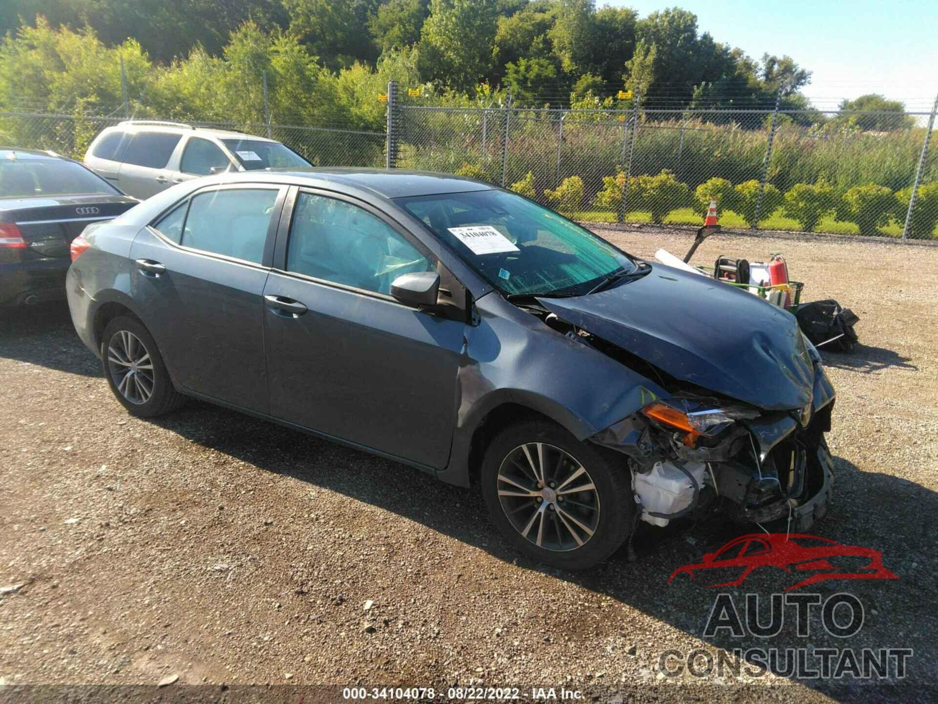 TOYOTA COROLLA 2017 - 2T1BURHE4HC761536