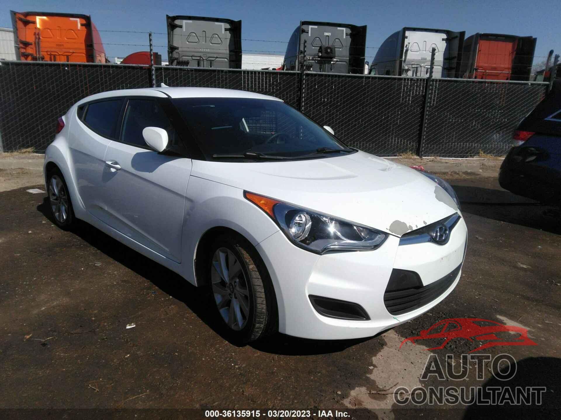 HYUNDAI VELOSTER 2016 - KMHTC6AD3GU256186