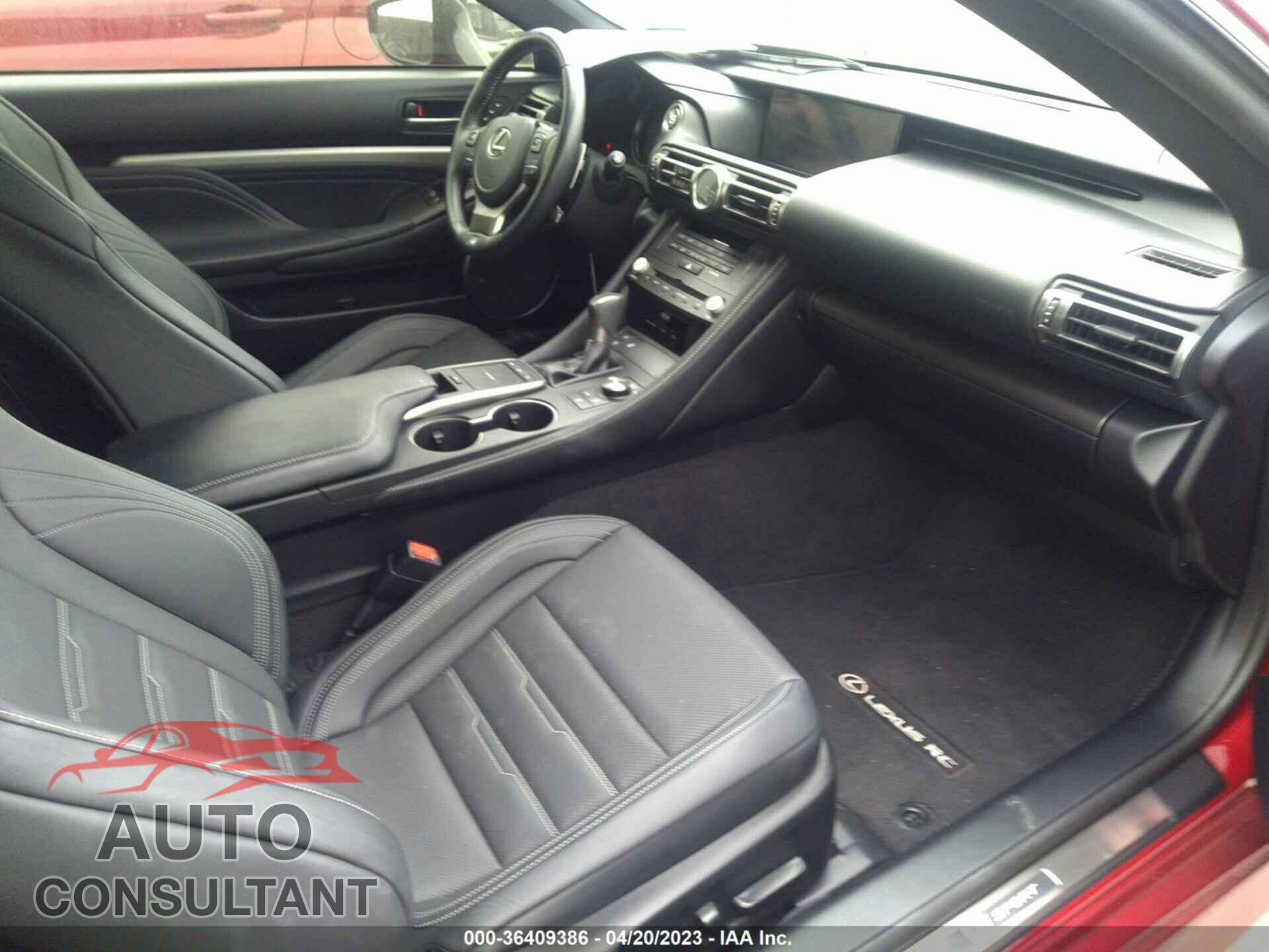 LEXUS RC 2021 - JTHGZ5BC4M5023975