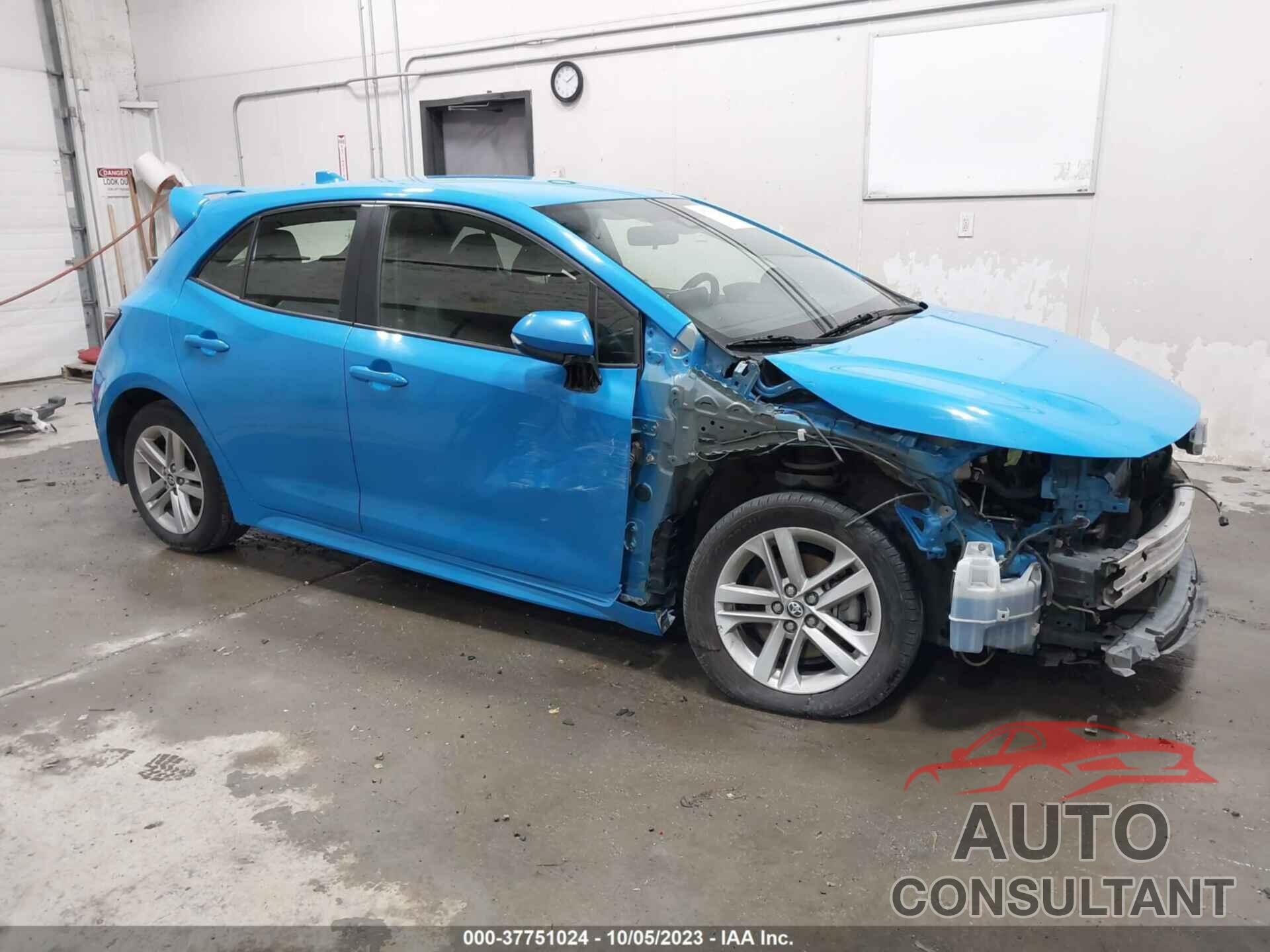 TOYOTA COROLLA 2019 - JTNK4RBE8K3050152