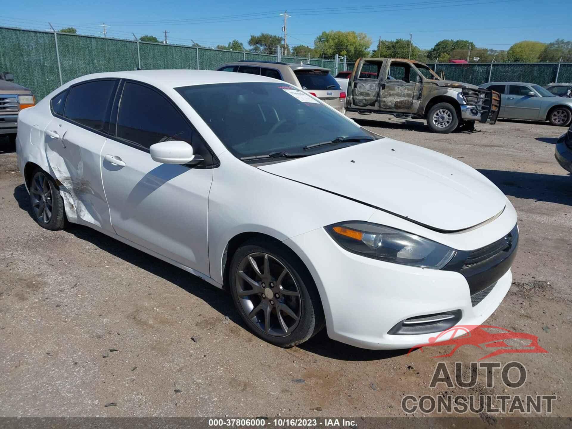 DODGE DART 2016 - 1C3CDFAA1GD564341