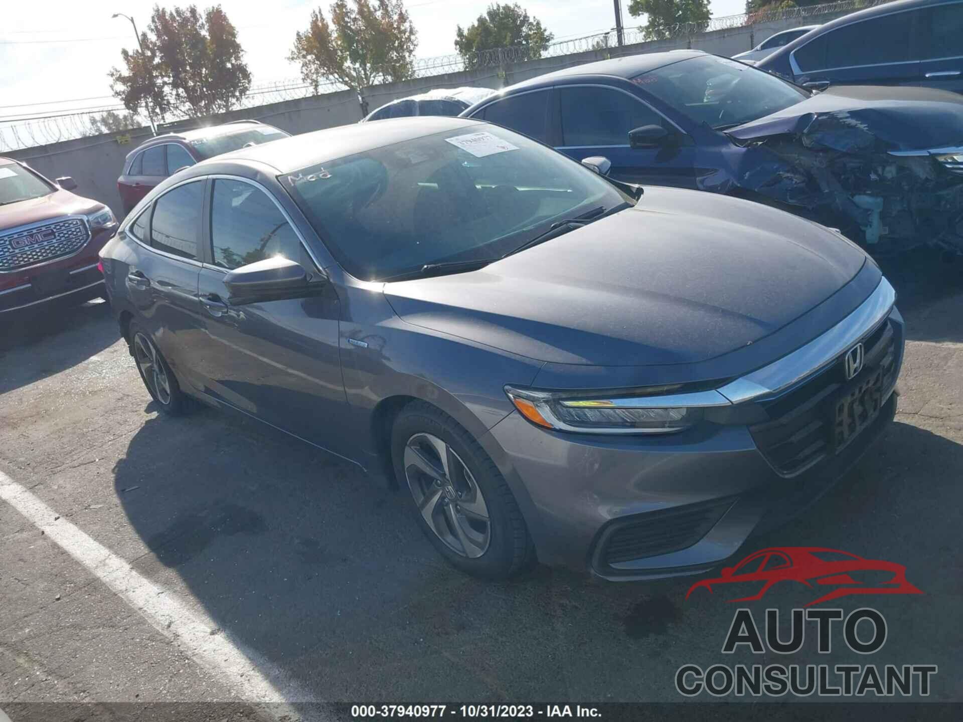 HONDA INSIGHT 2019 - 19XZE4F5XKE010323