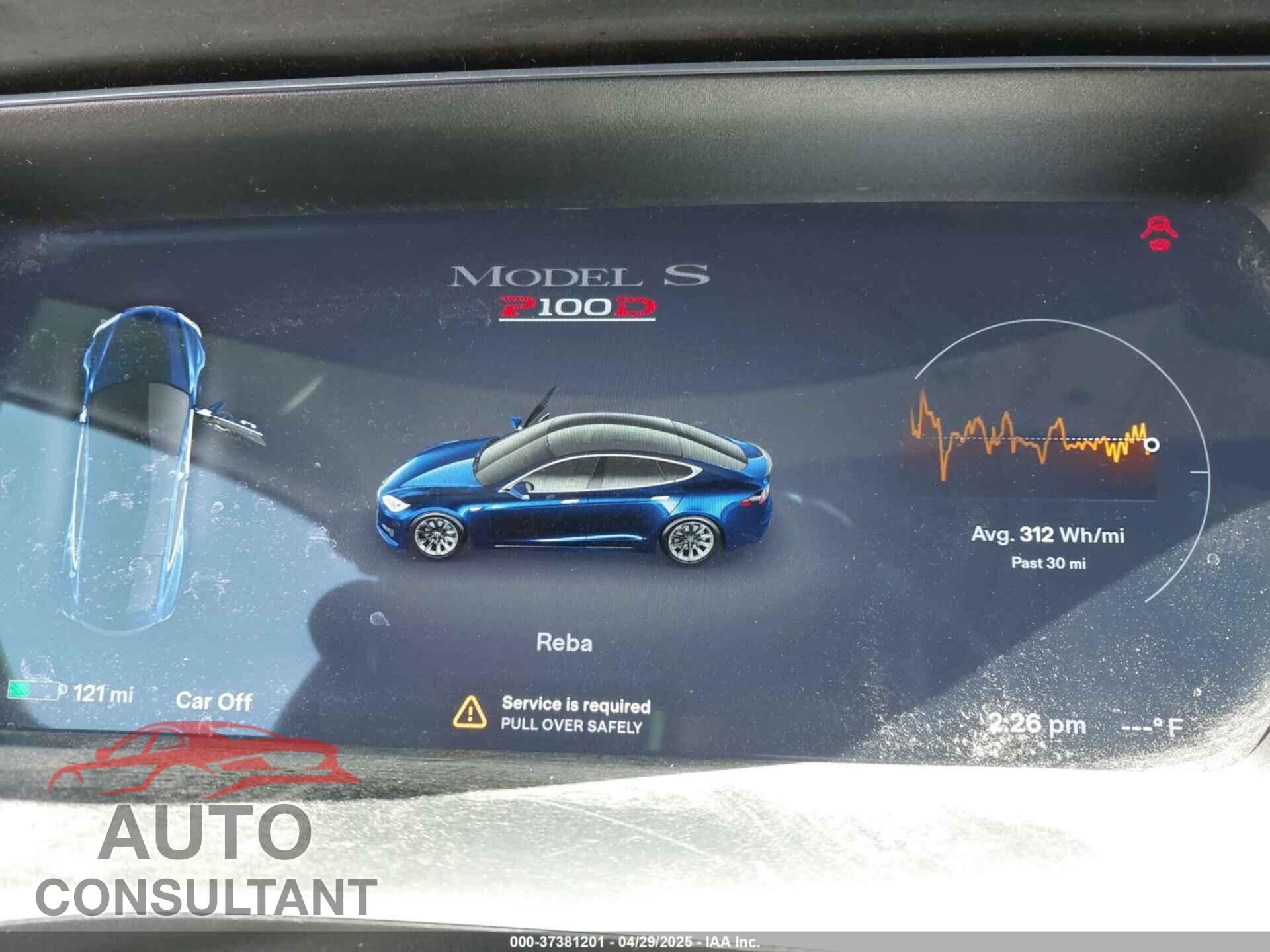 TESLA MODEL S 2017 - 5YJSA1E44HF220391