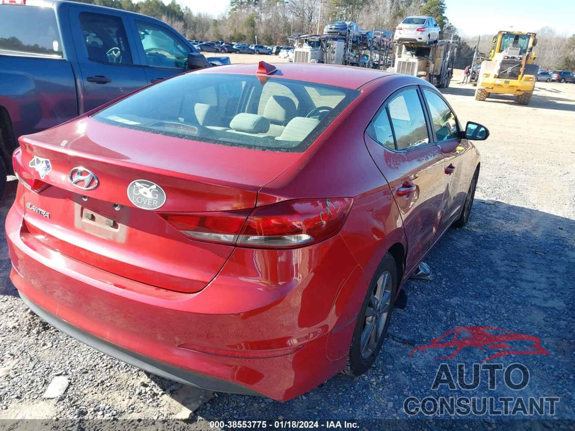 HYUNDAI ELANTRA 2017 - 5NPD84LF7HH081627