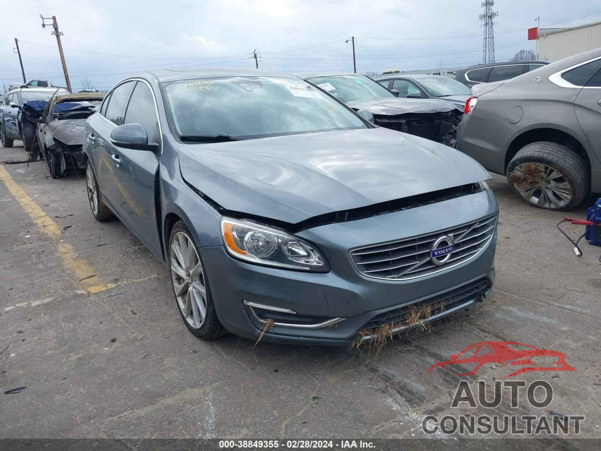 VOLVO S60 2018 - LYV402TK9JB156326