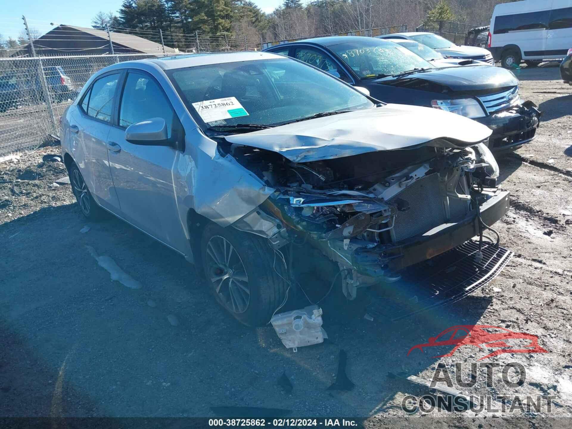 TOYOTA COROLLA 2017 - 2T1BURHE5HC895763