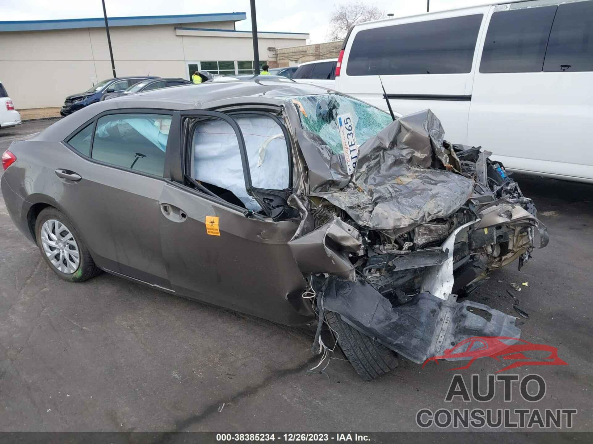TOYOTA COROLLA 2019 - 5YFBURHE9KP897183
