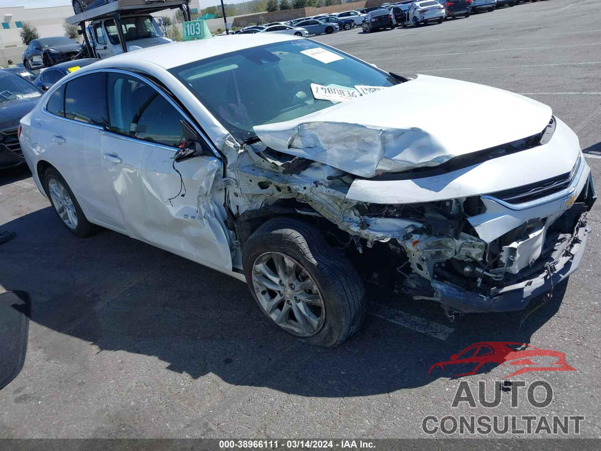 CHEVROLET MALIBU 2016 - 1G1ZE5ST8GF210147