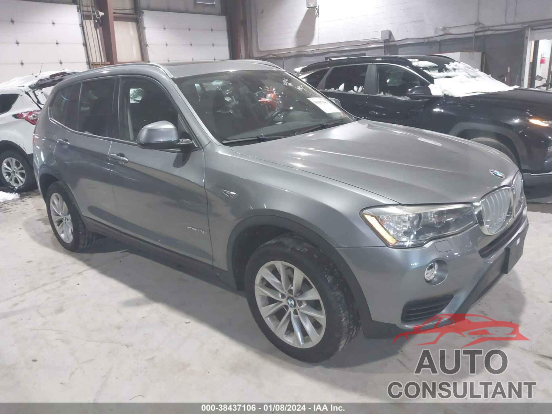 BMW X3 2016 - 5UXWX9C50G0D83564