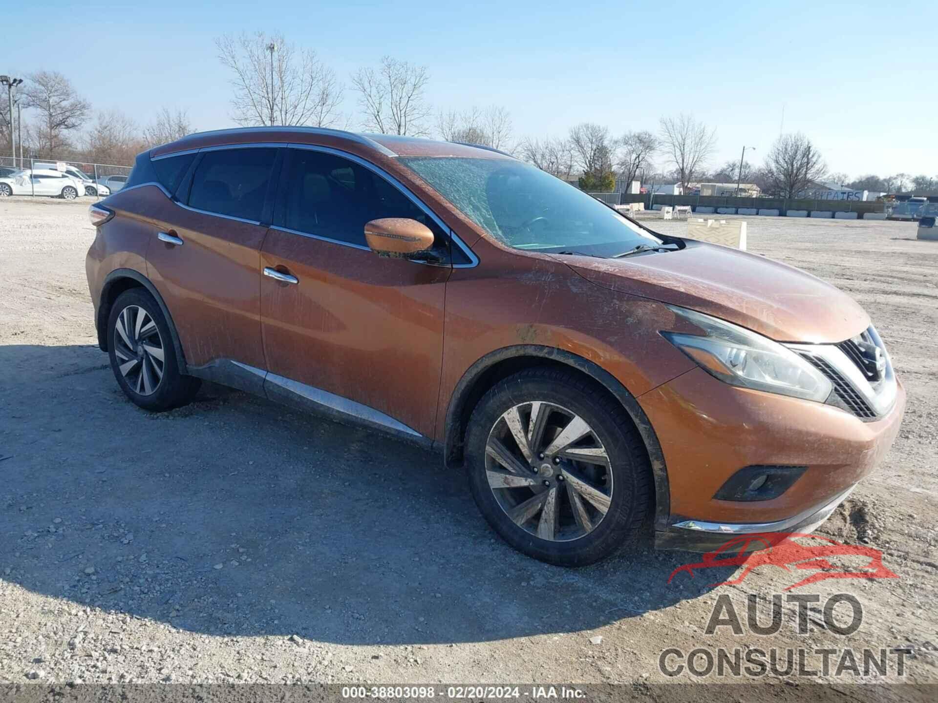 NISSAN MURANO 2016 - 5N1AZ2MH2GN106609