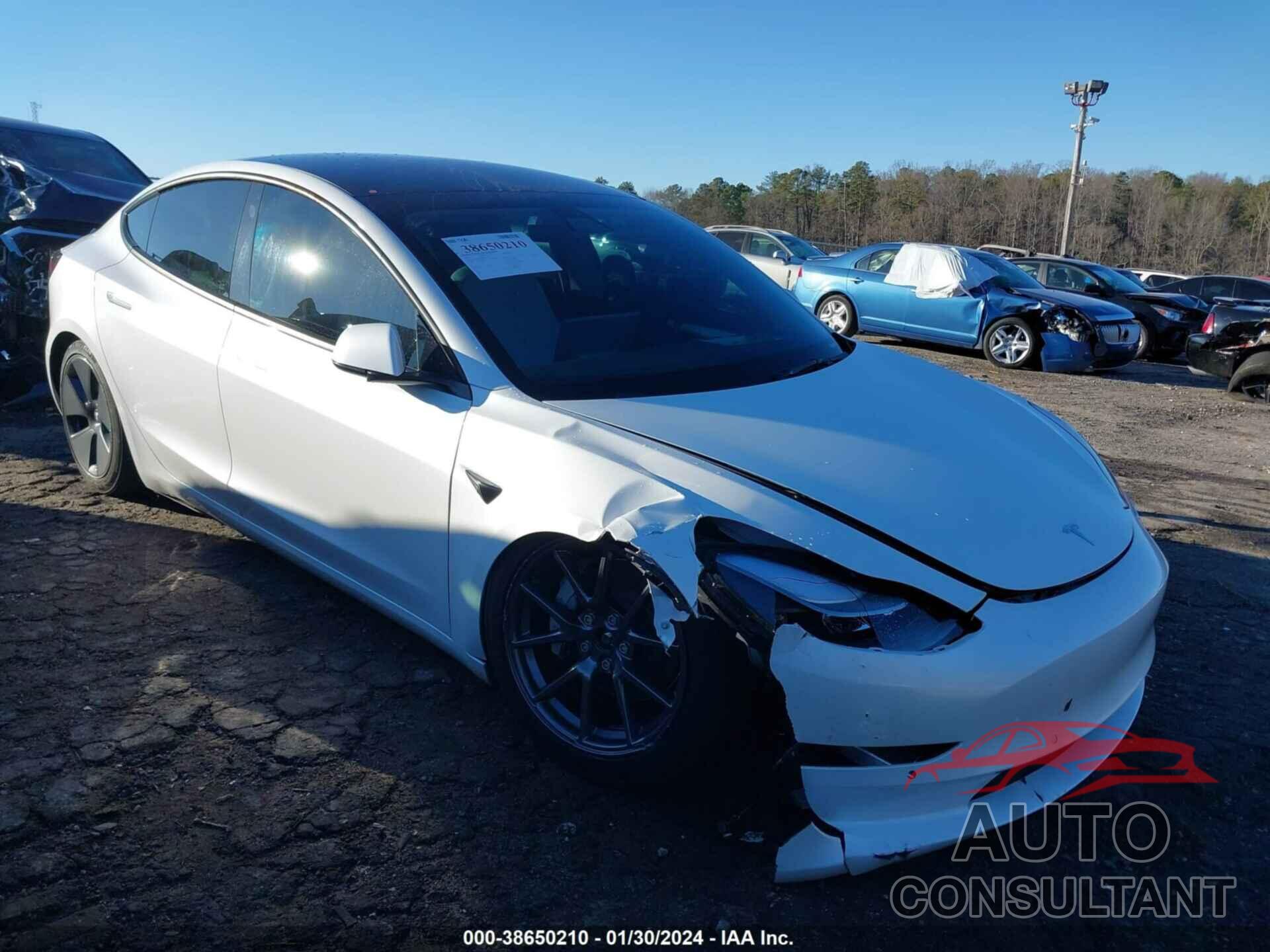 TESLA MODEL 3 2022 - 5YJ3E1EB9NF153368
