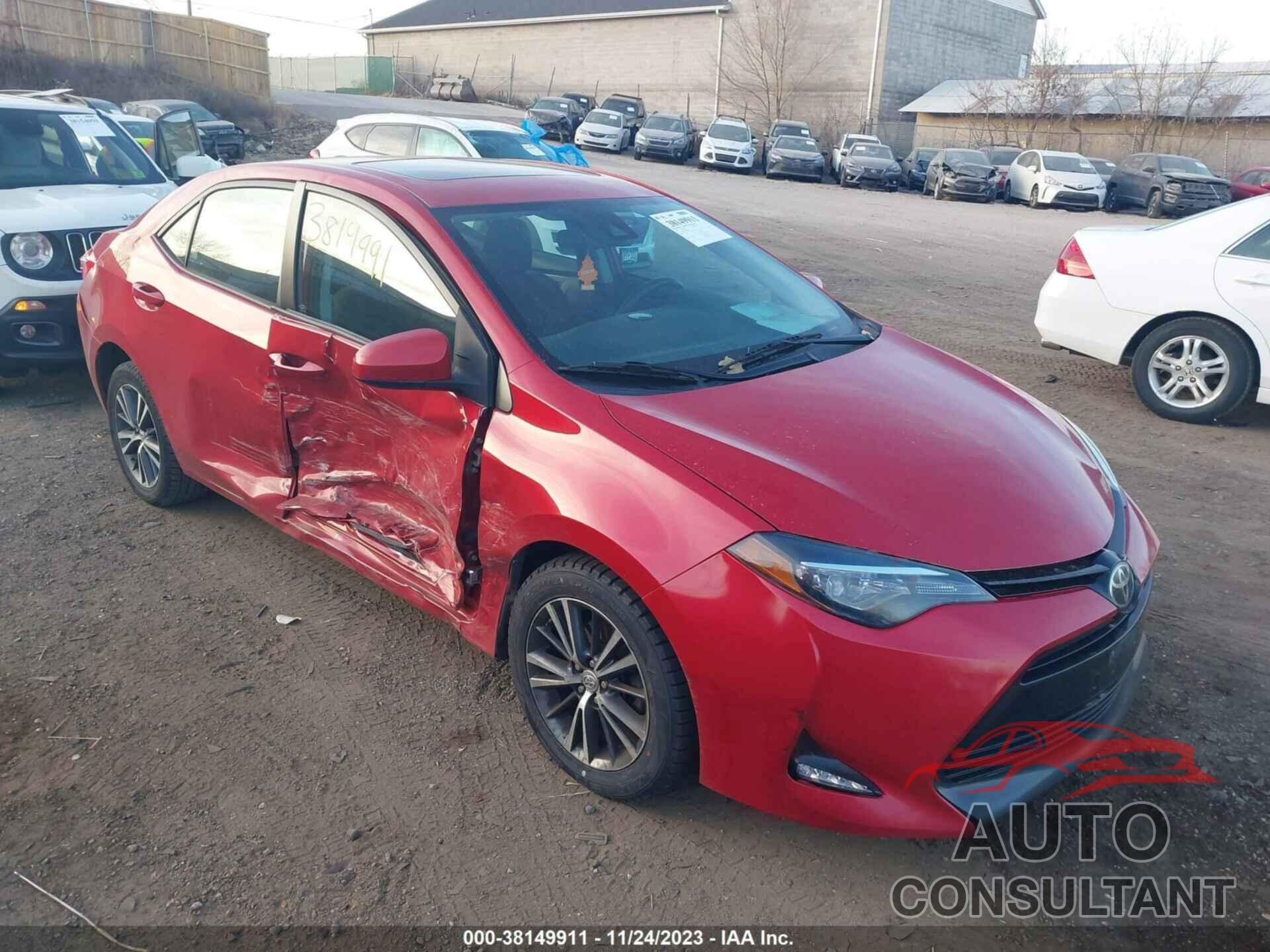 TOYOTA COROLLA 2017 - 2T1BURHE9HC883762