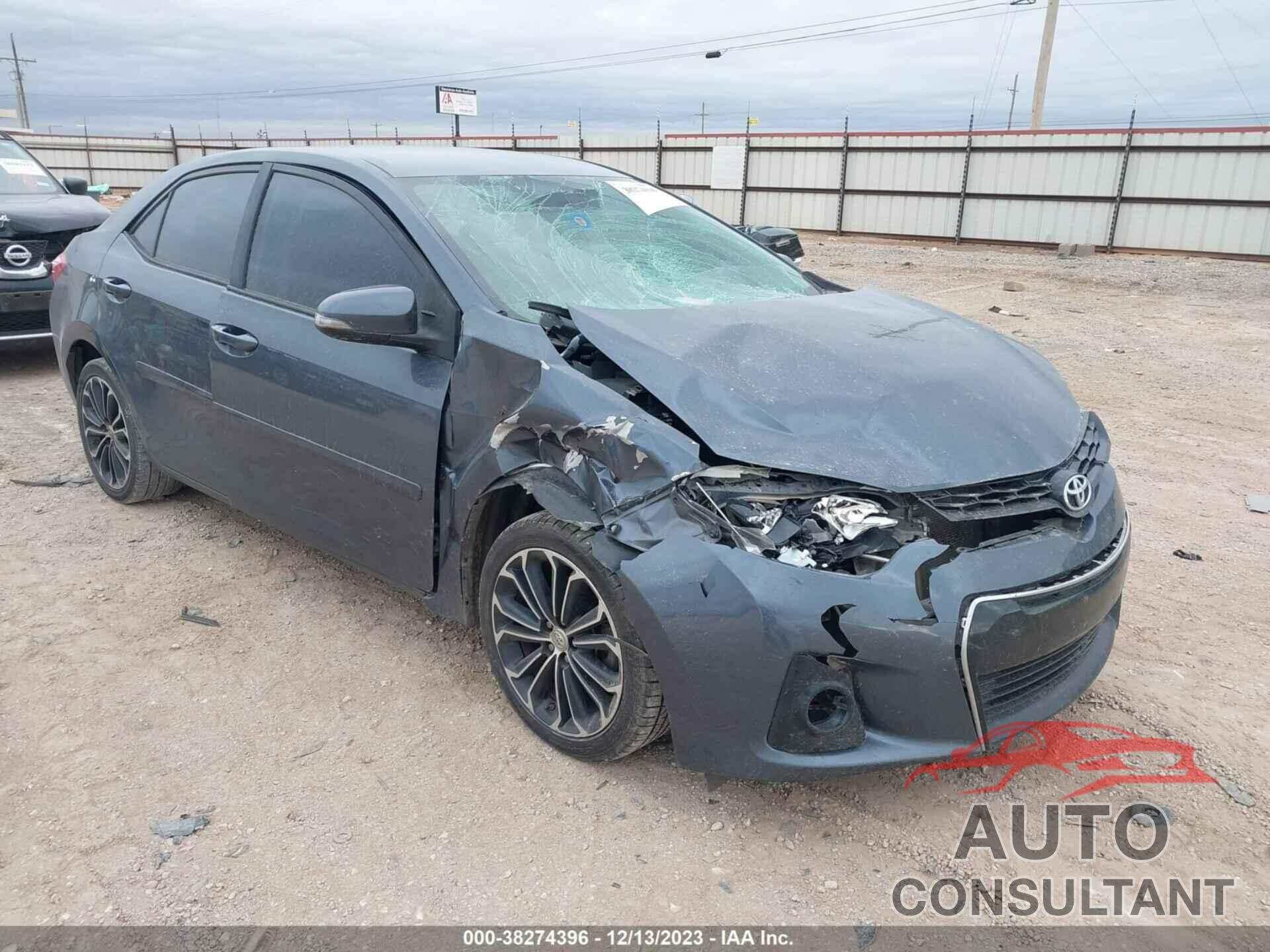 TOYOTA COROLLA 2016 - 5YFBURHEXGP434721