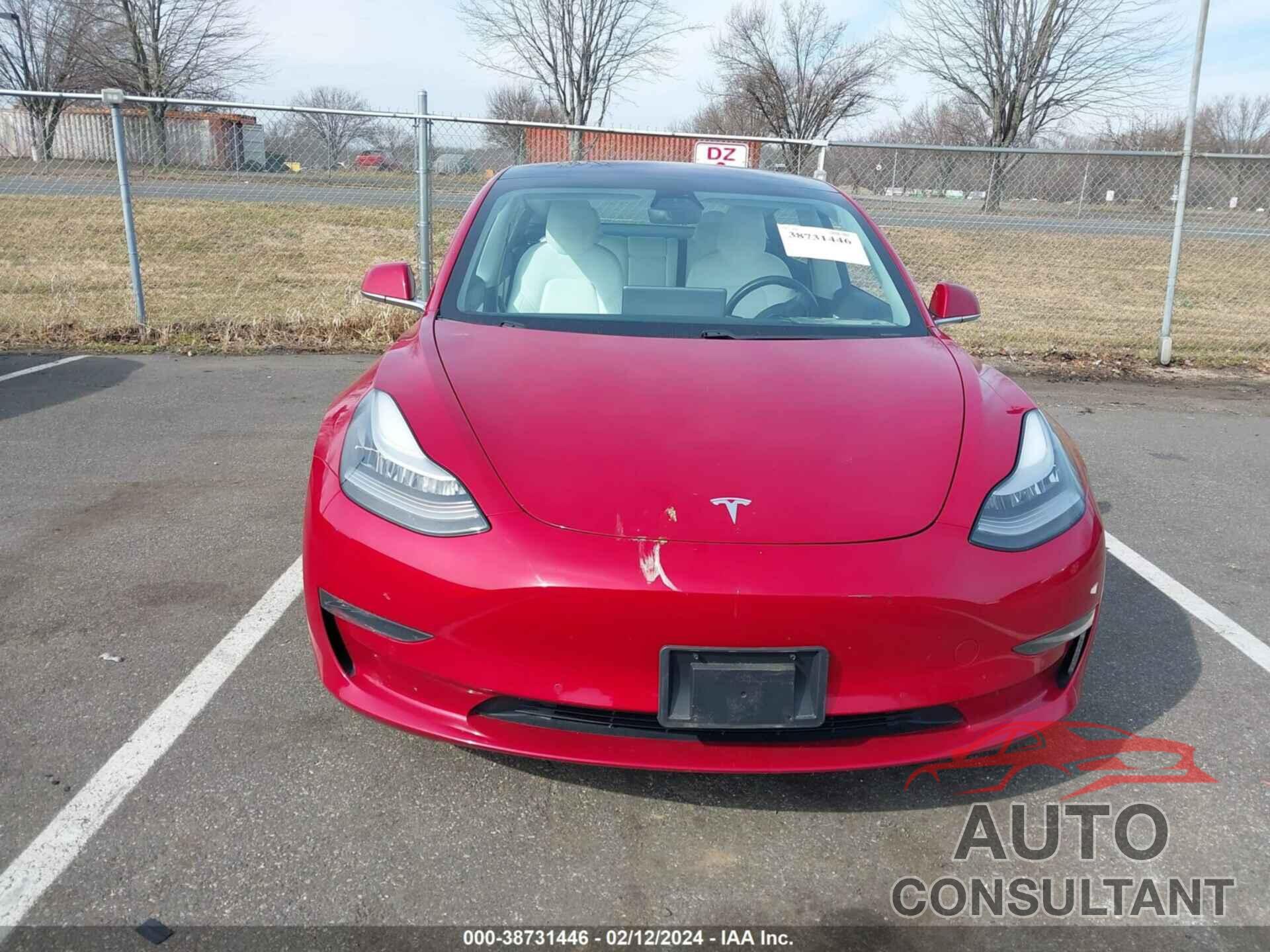 TESLA MODEL 3 2018 - 5YJ3E1EB6JF147361