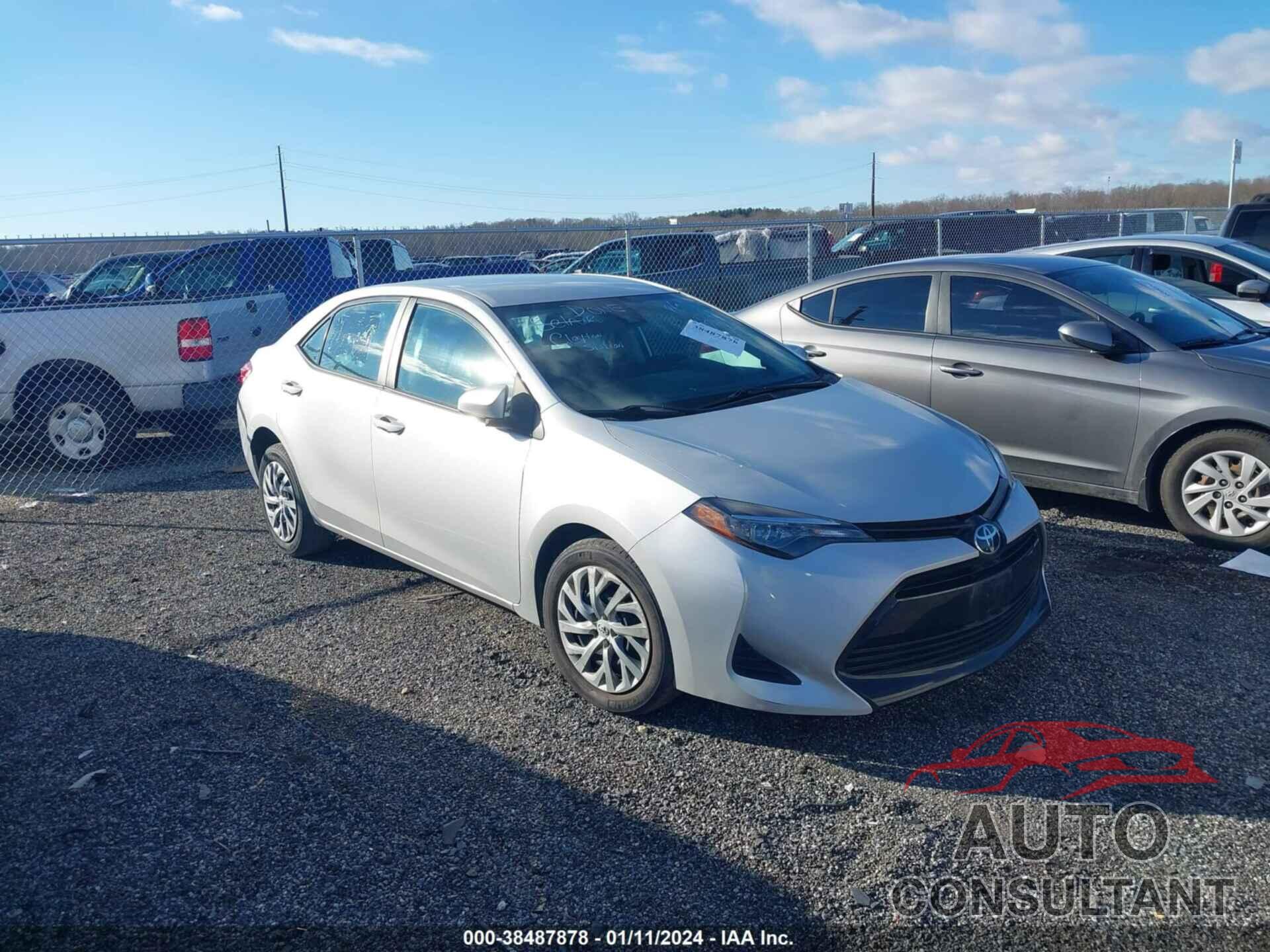 TOYOTA COROLLA 2019 - 2T1BURHE7KC239314