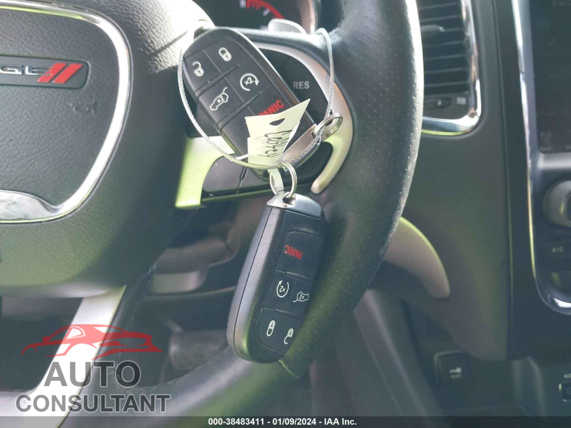 DODGE DURANGO 2017 - 1C4SDJCTXHC652823
