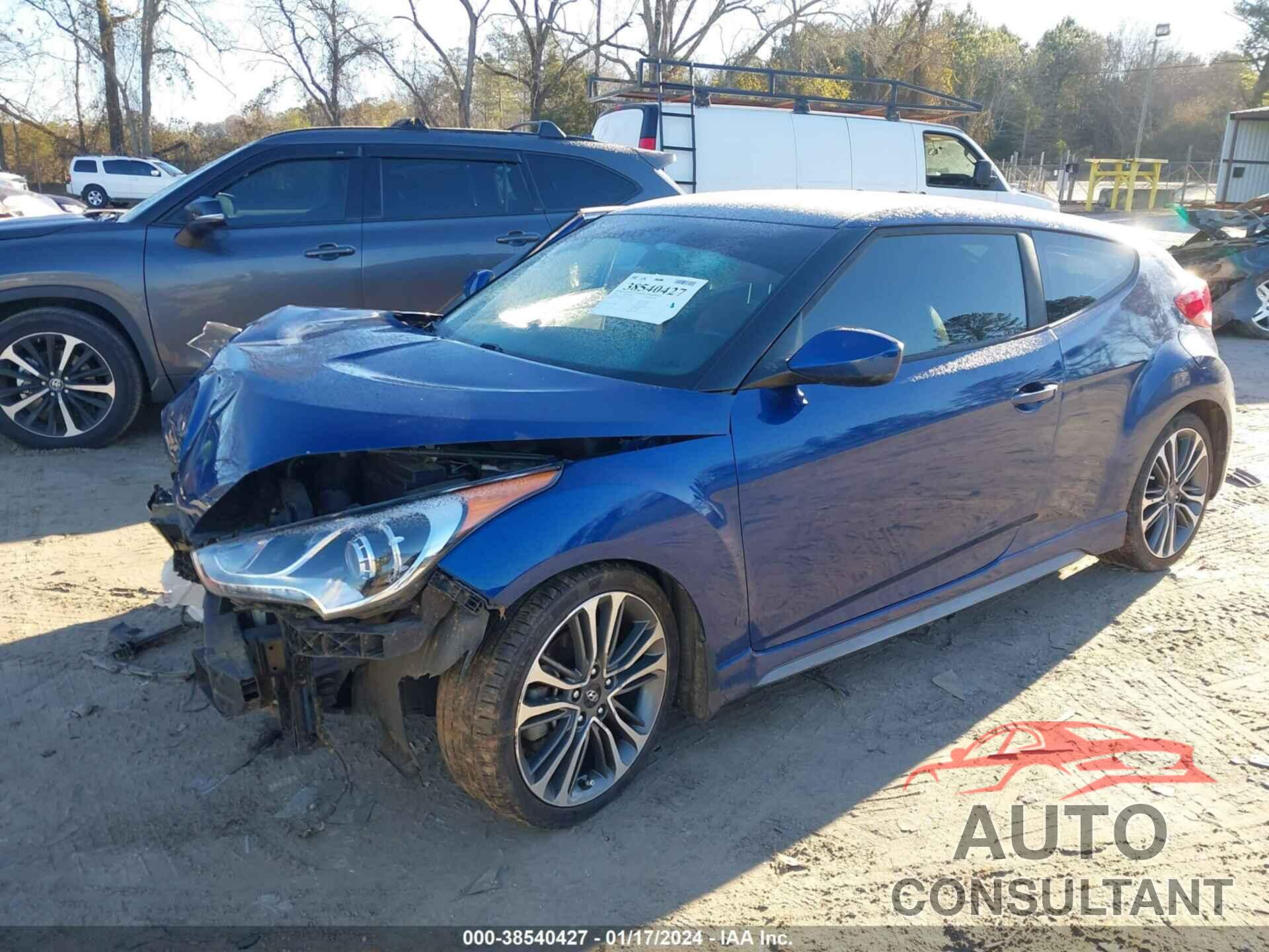 HYUNDAI VELOSTER 2016 - KMHTC6AE2GU295263