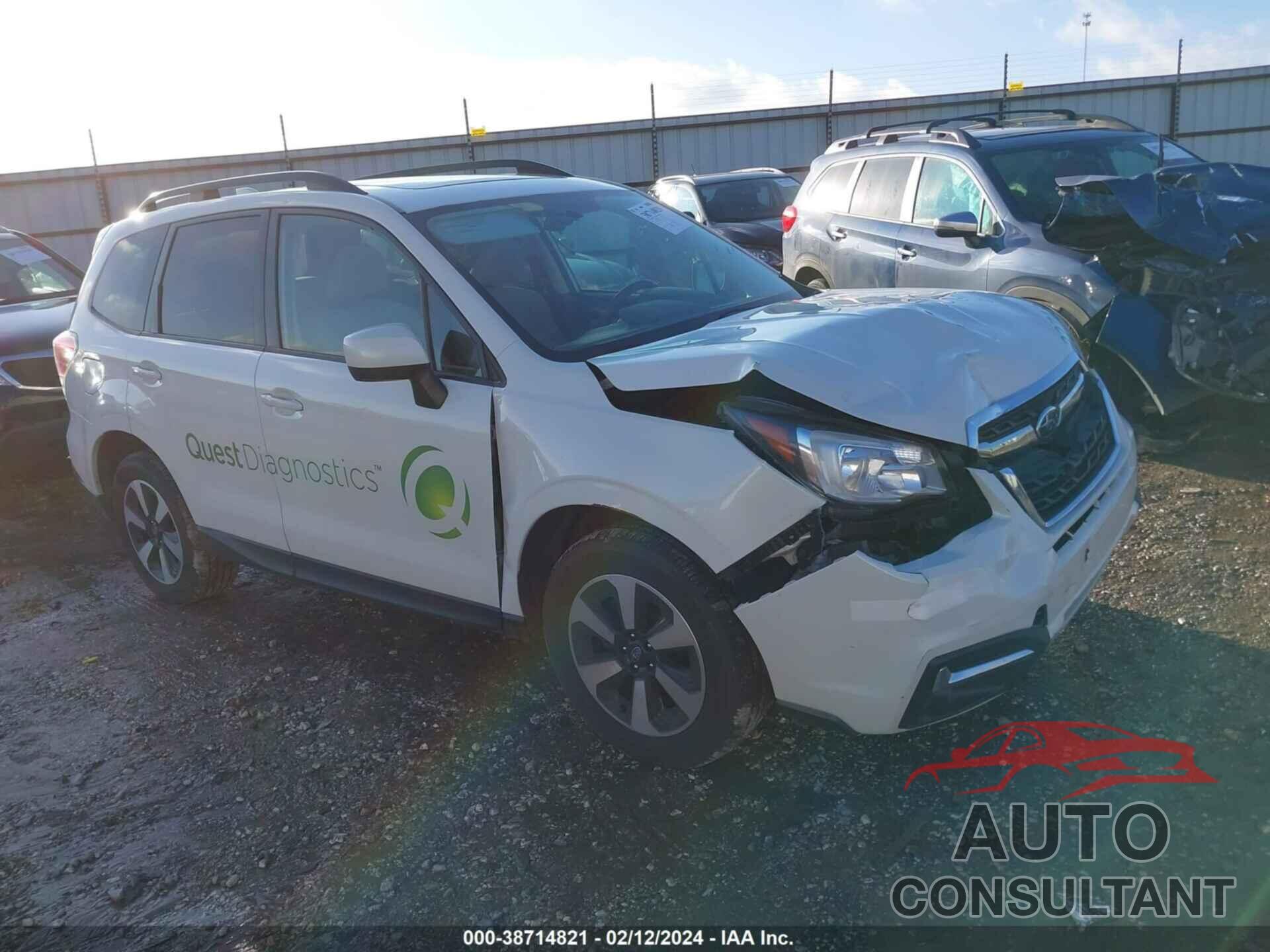SUBARU FORESTER 2017 - JF2SJAEC6HH563566